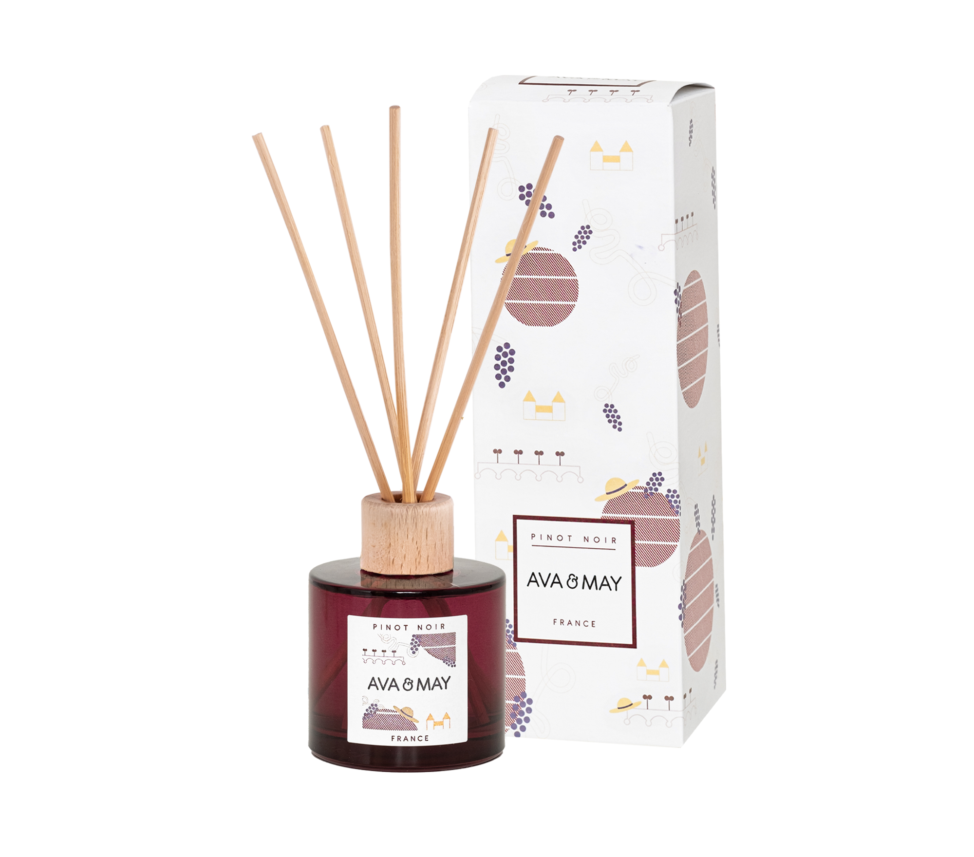 Diffusore a bastoncini Pinot Noir