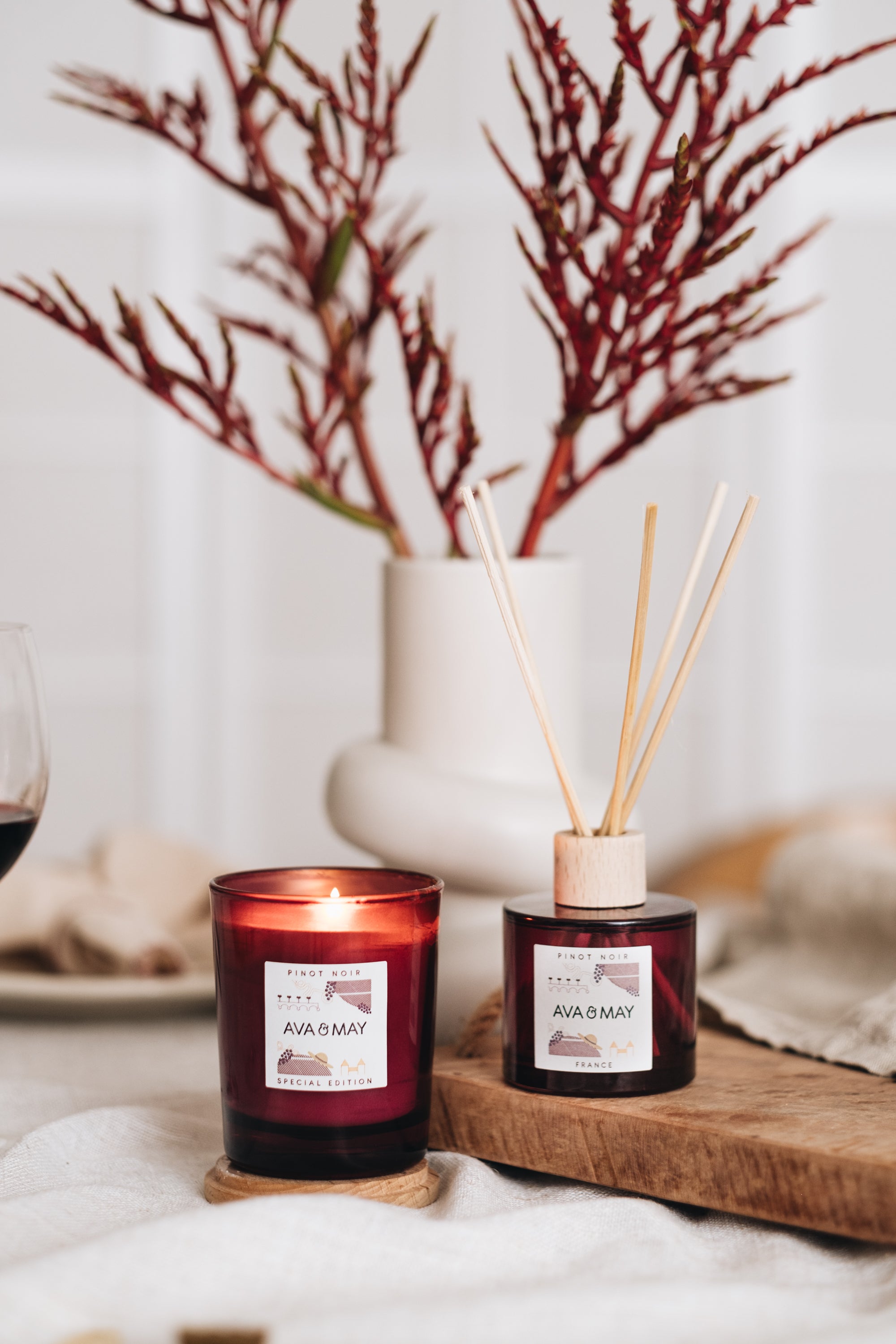 Pinot Noir Home Fragrance Set