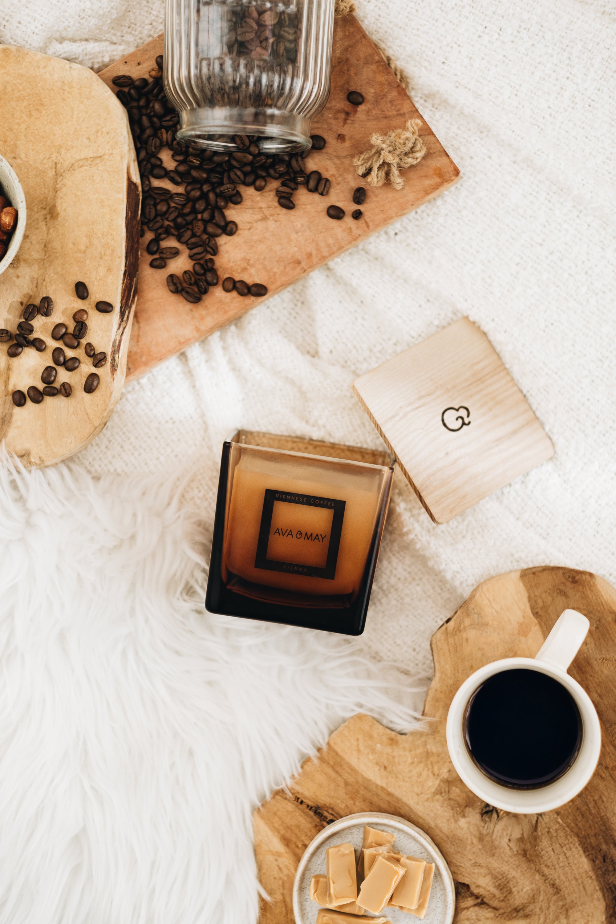 Candela profumata grande Viennese Coffee