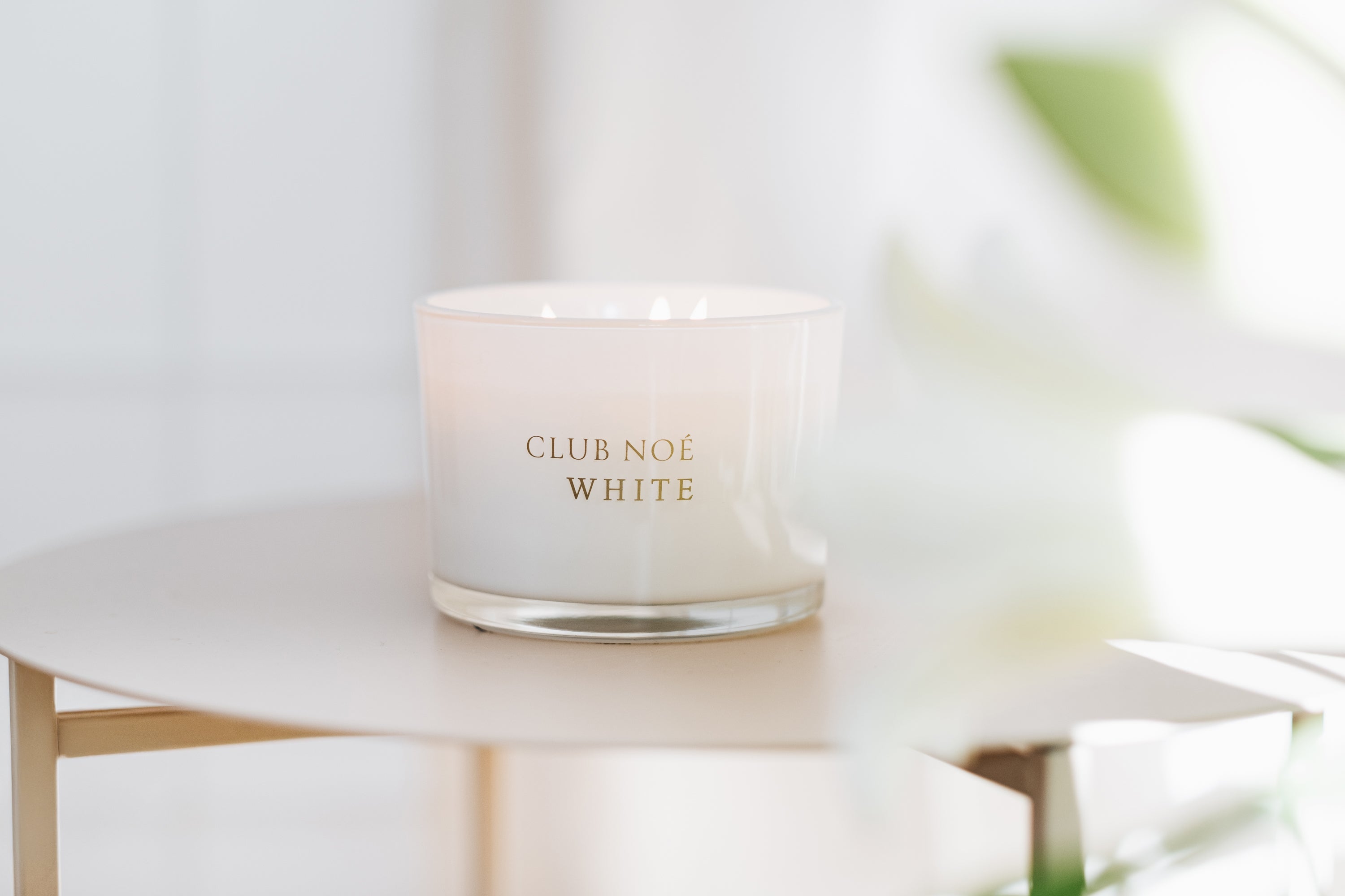 Candela profumata grande White