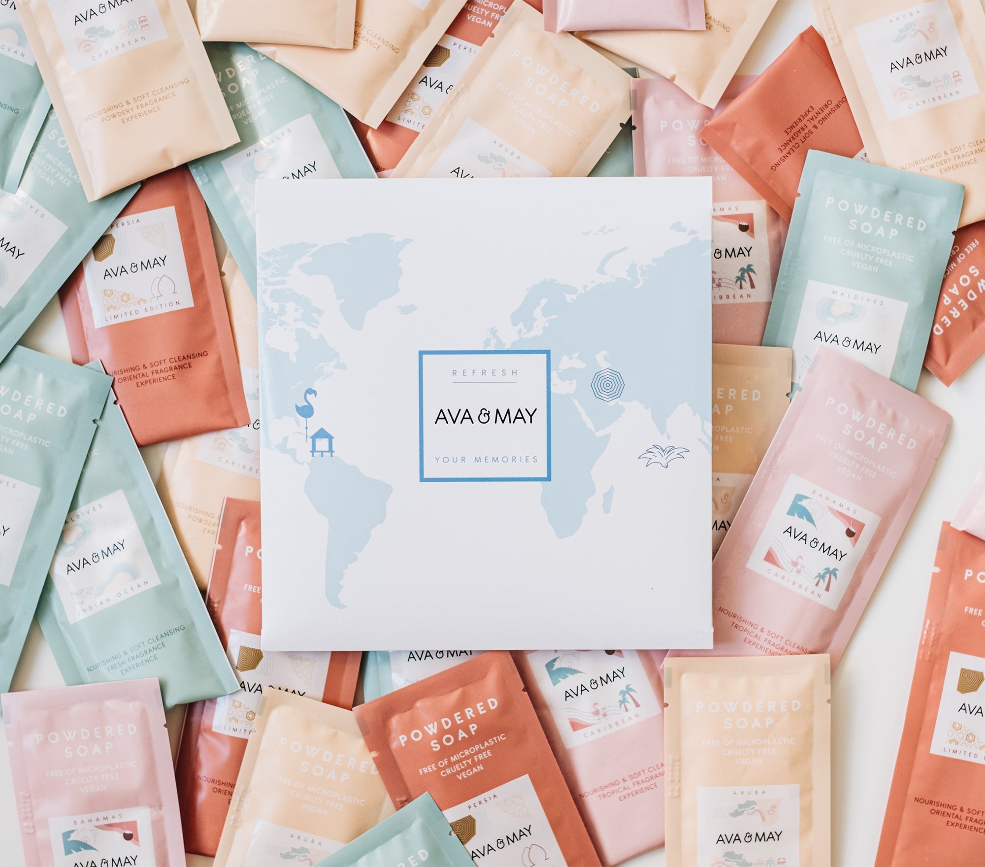 Powdered Soap Discovery Set - AVA & MAY - Italia