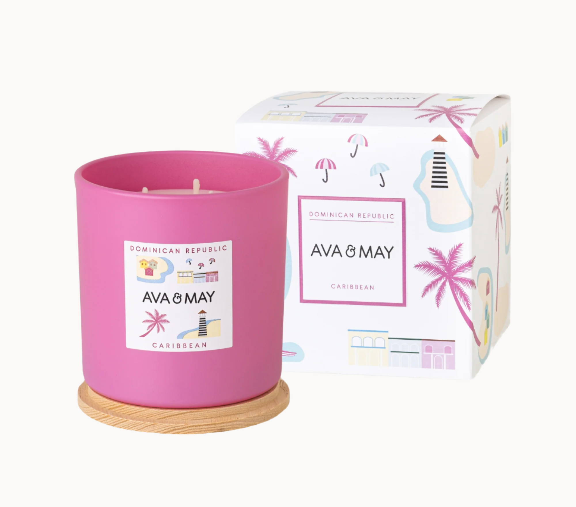 Candela profumata grande Repubblica Dominicana - AVA & MAY - Italia