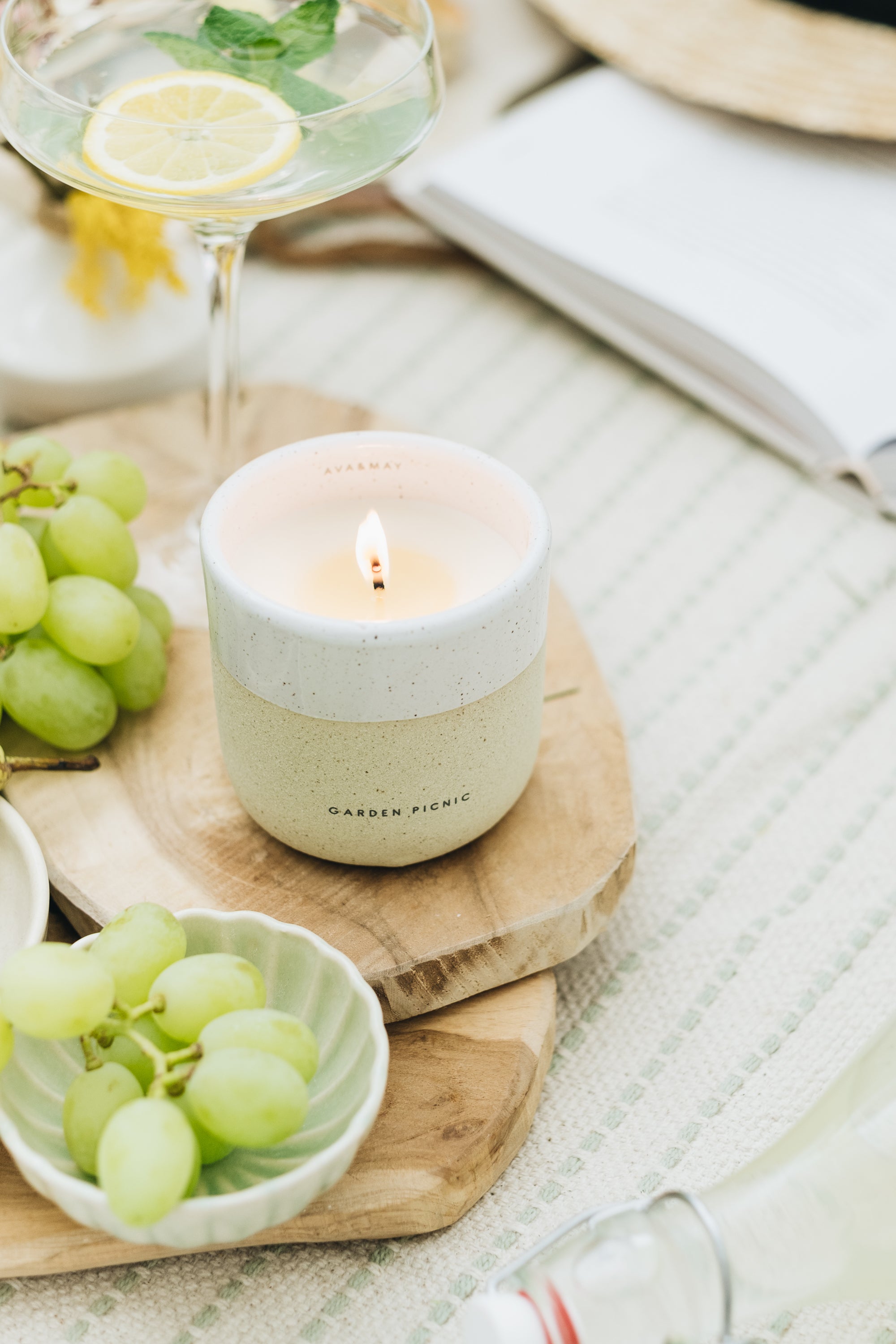 Candela profumata Garden Picnic - AVA & MAY - Italia