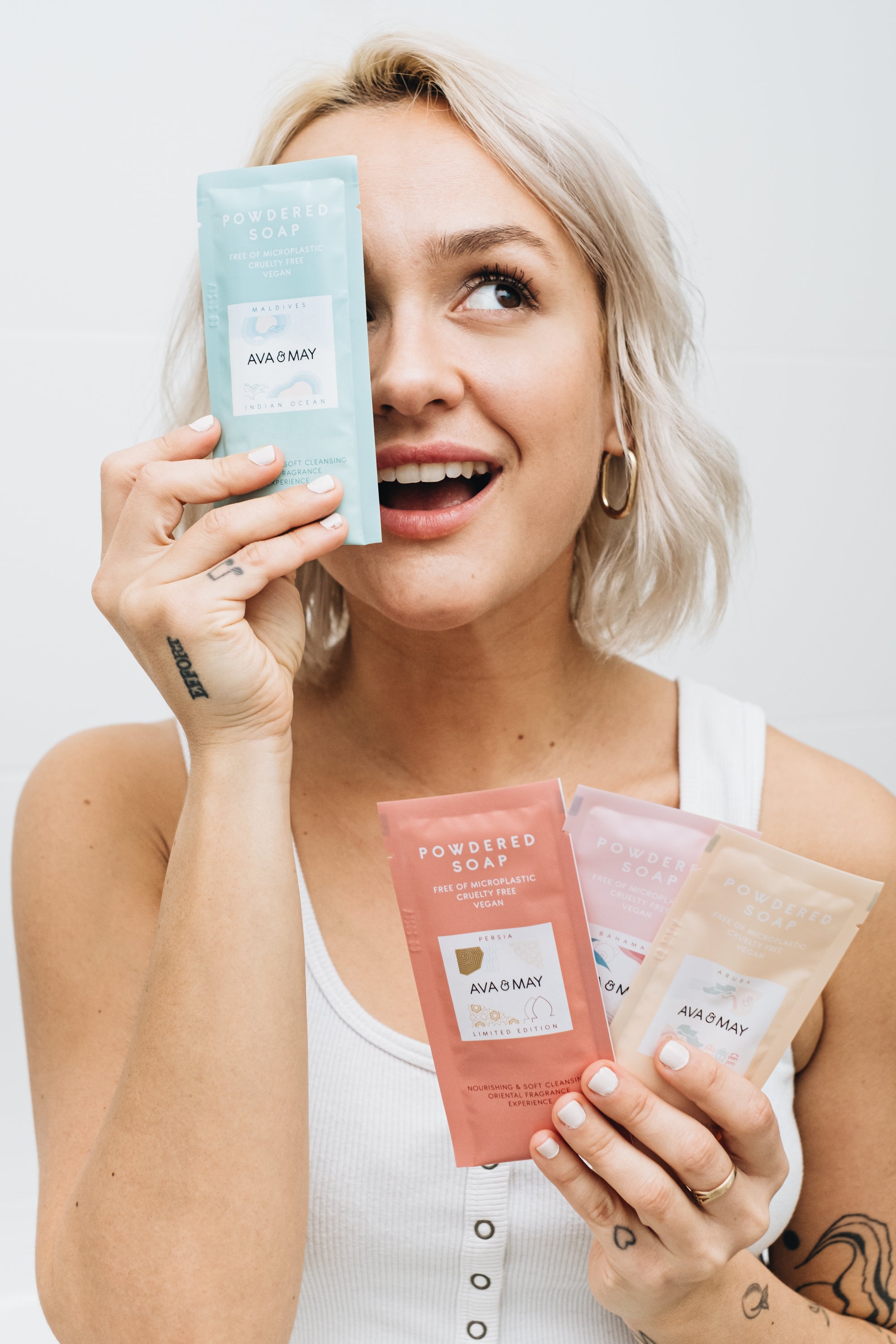 Powdered Soap Discovery Set - AVA & MAY - Italia