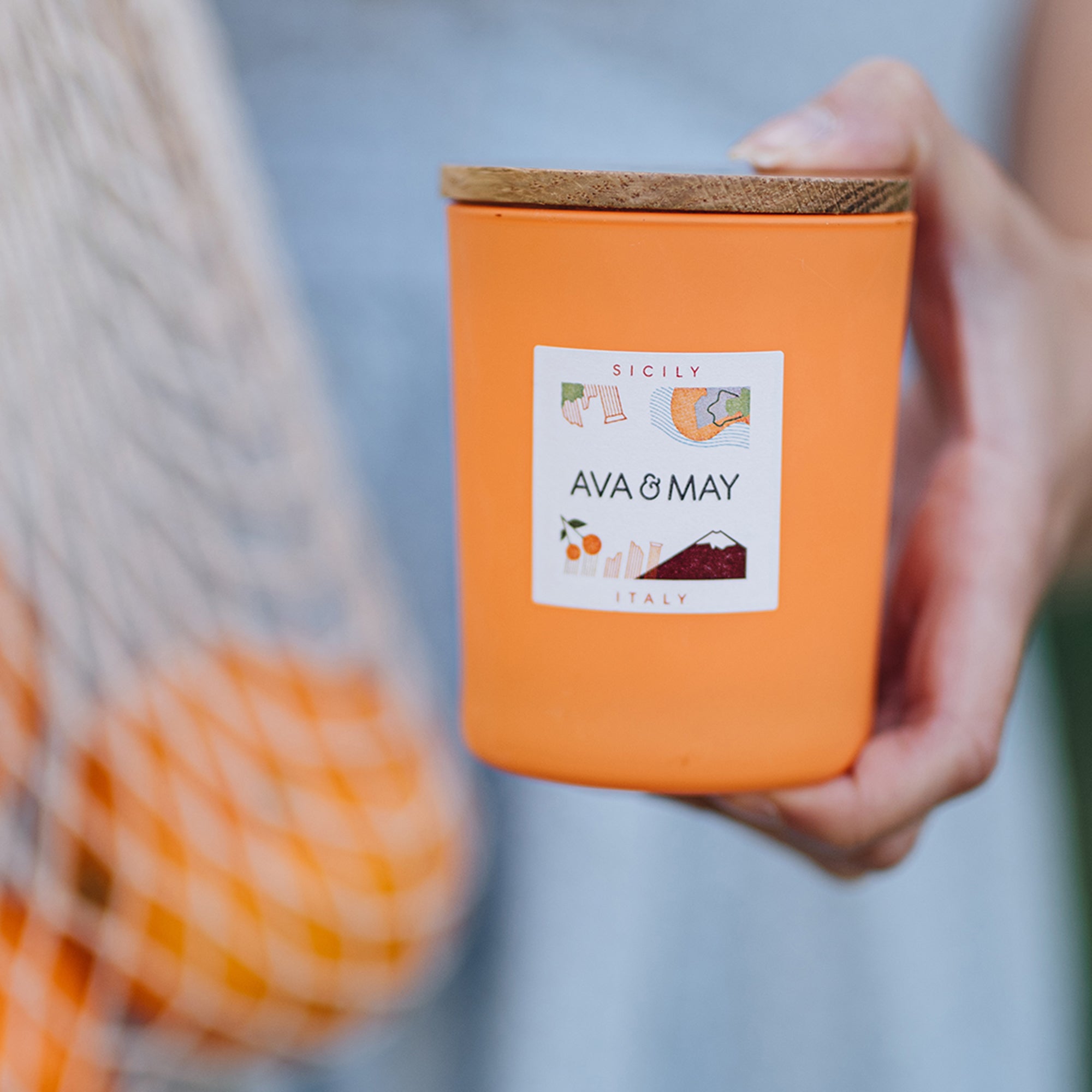 Candela profumata Sicilia - AVA & MAY - Italia