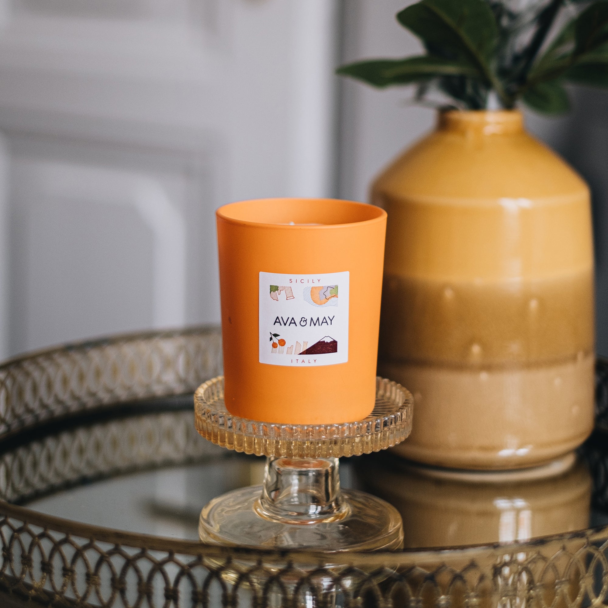 Candela profumata Sicilia - AVA & MAY - Italia