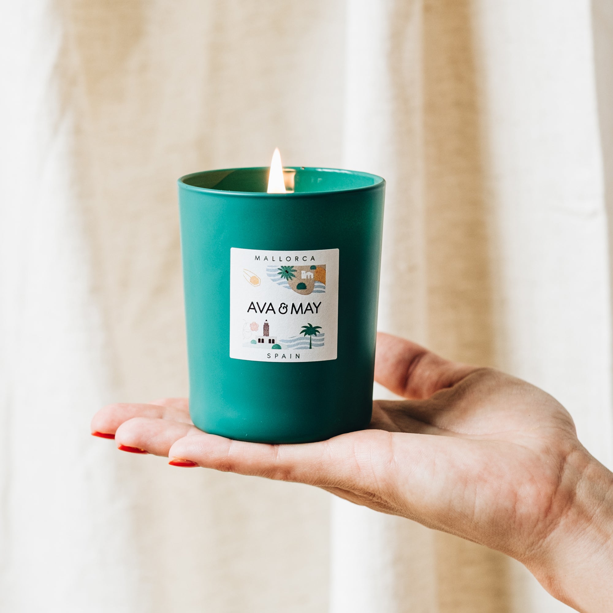 Candela profumata Maiorca - AVA & MAY - Italia