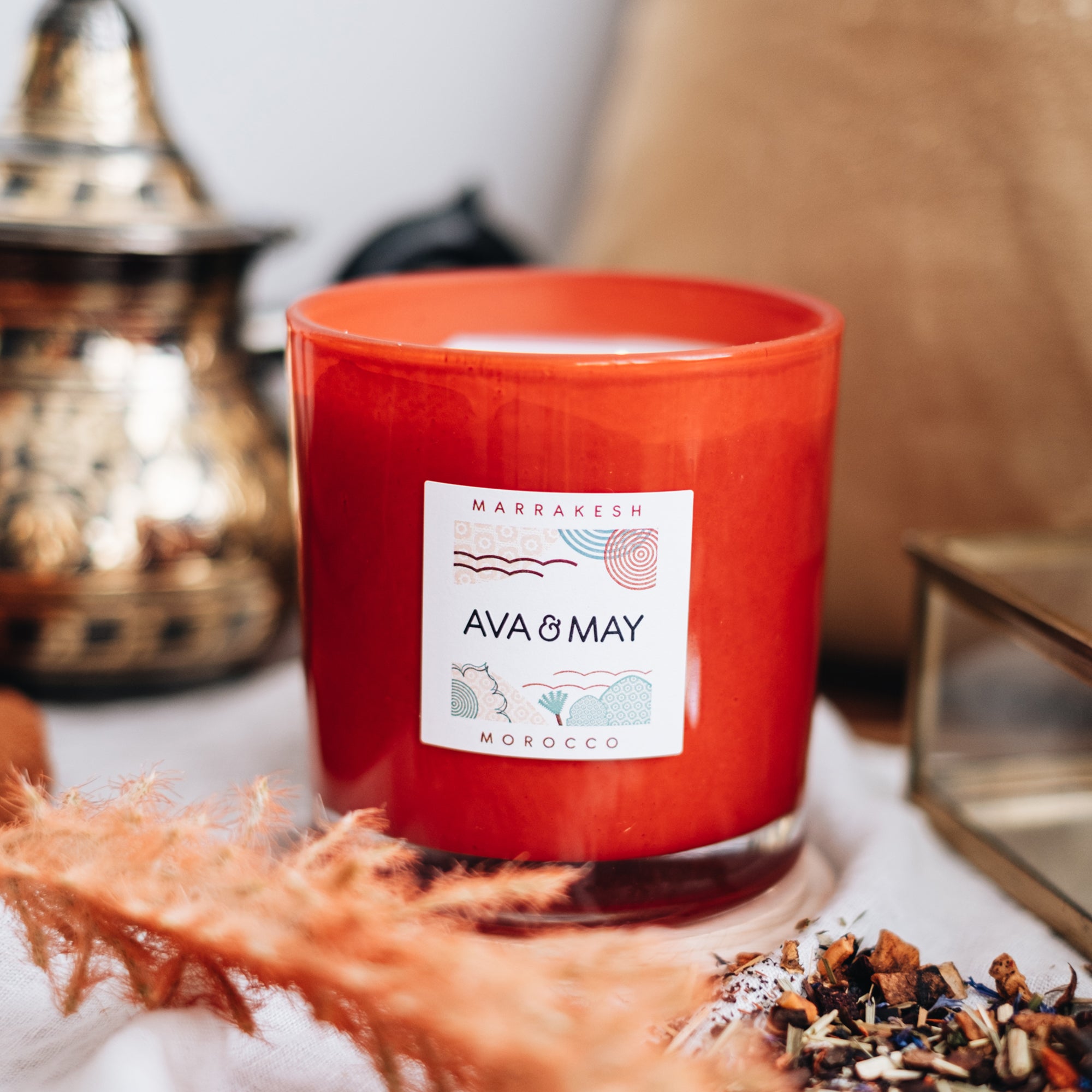 Candela profumata grande Marrakesh - AVA & MAY - Italia