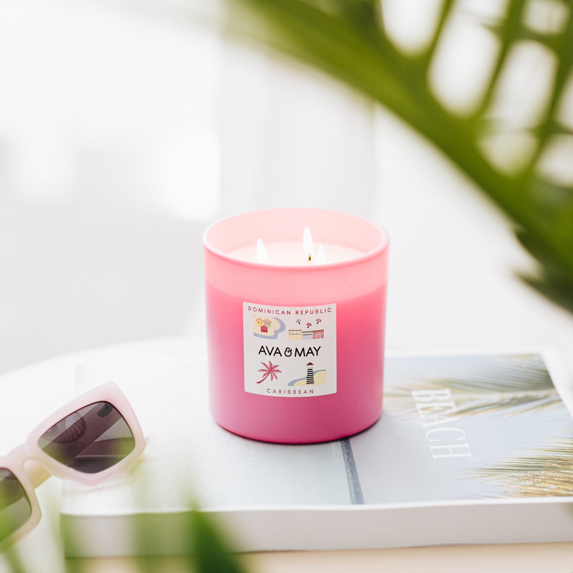 Candela profumata grande Repubblica Dominicana - AVA & MAY - Italia