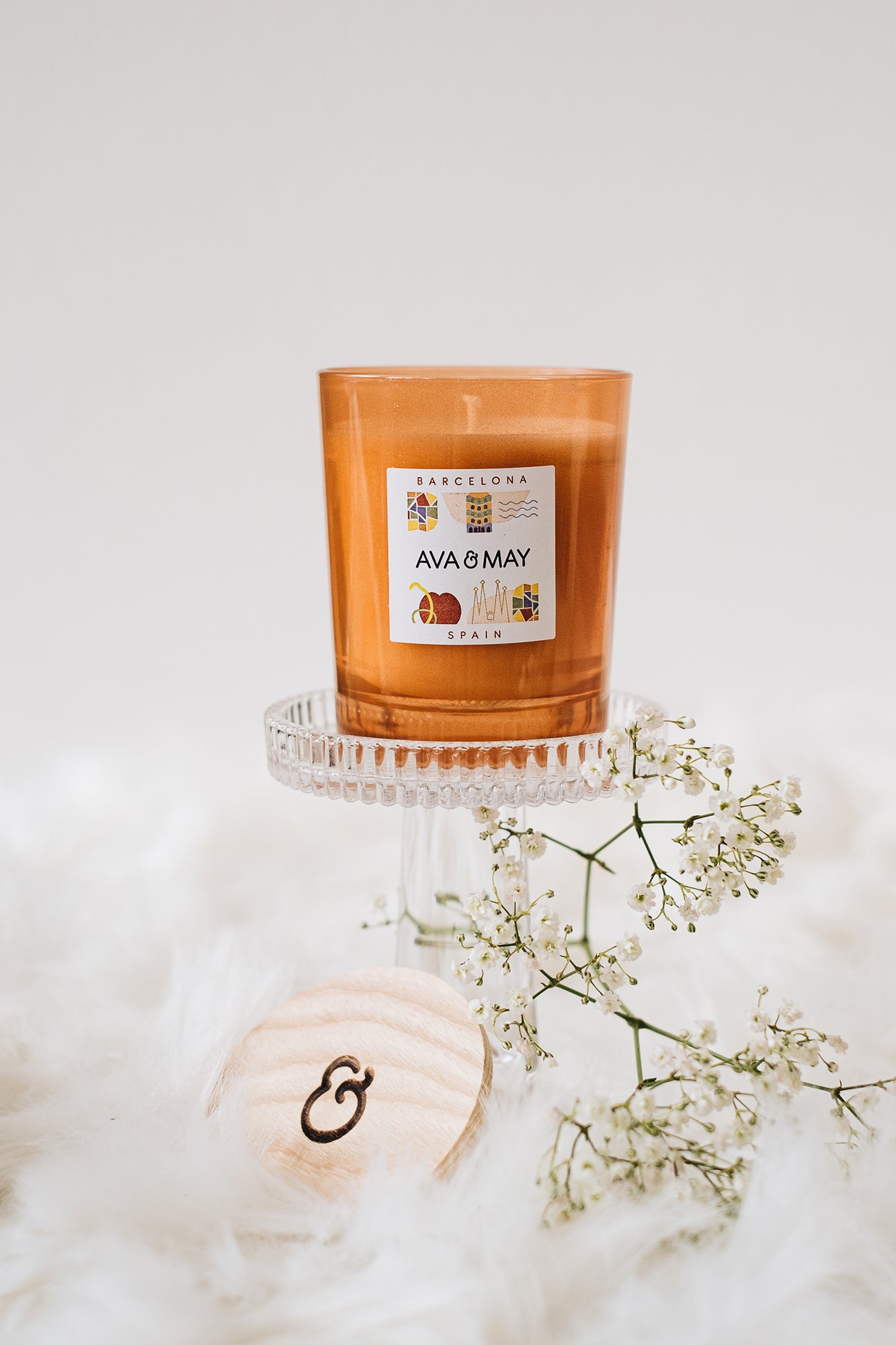Candela profumata Barcellona - AVA & MAY - Italia