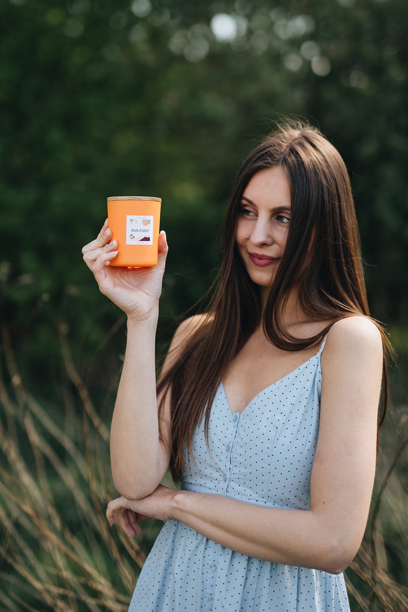 Candela profumata Sicilia - AVA & MAY - Italia