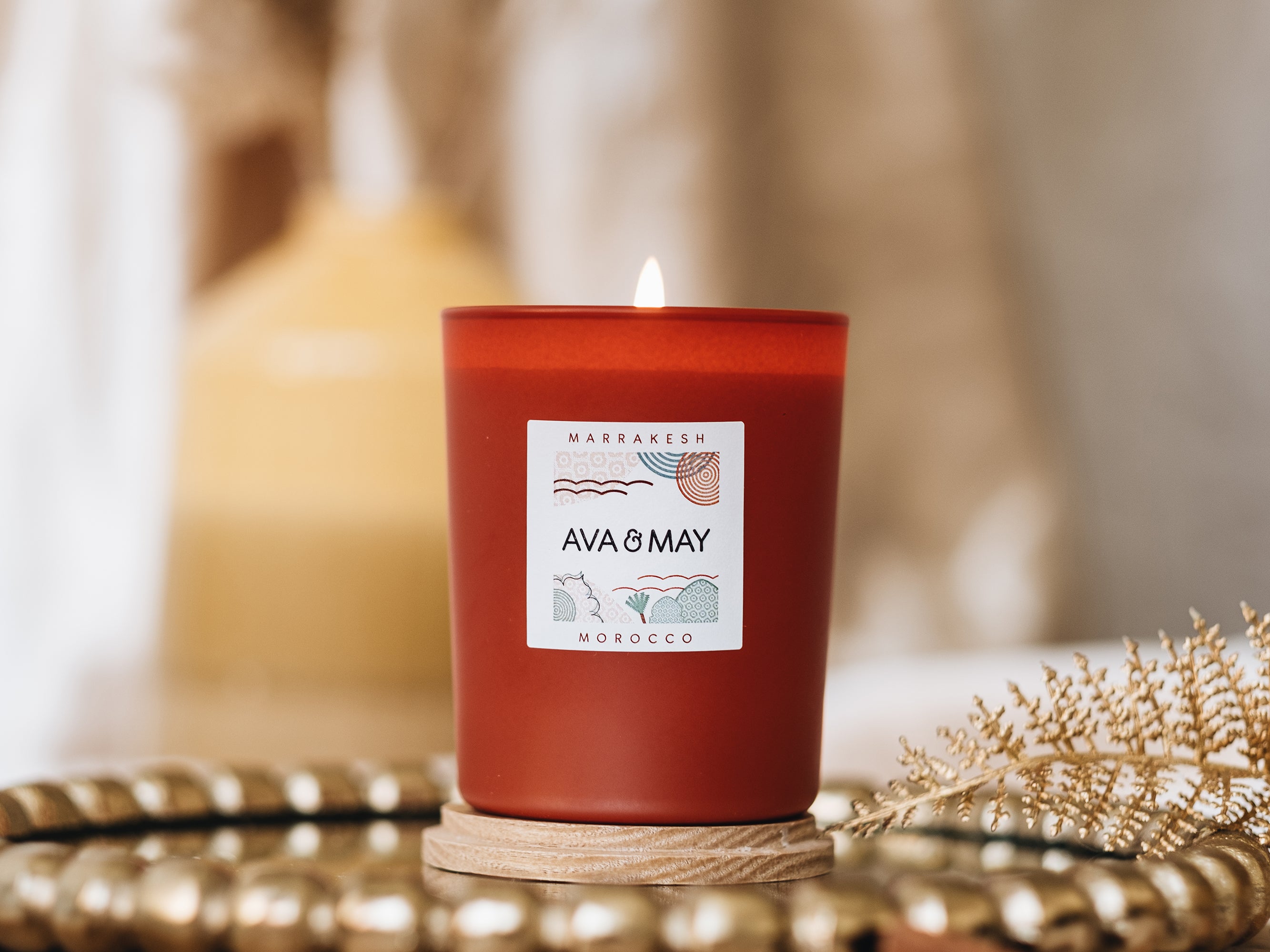 Candela profumata Marrakesh - AVA & MAY - Italia