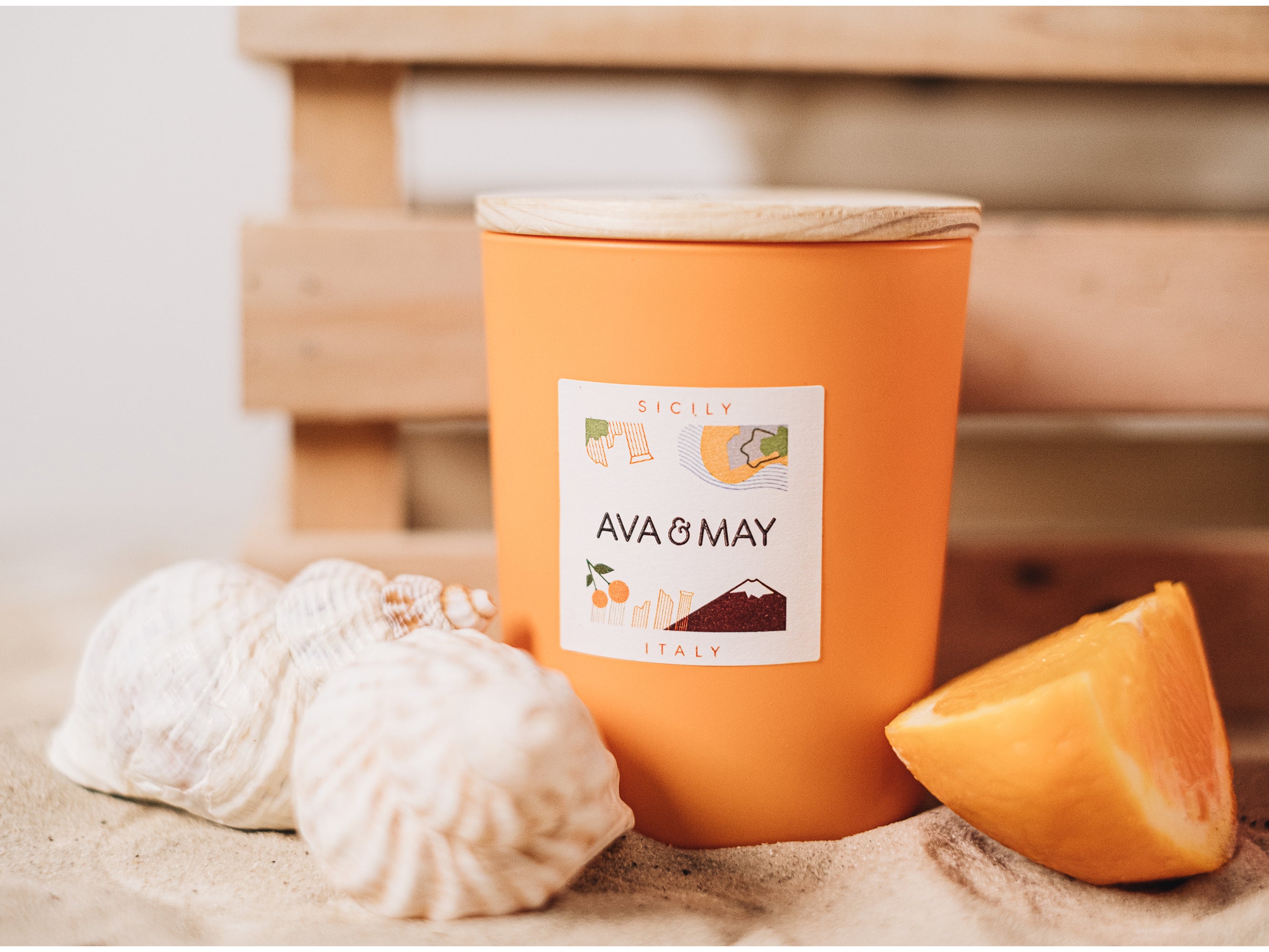 Candela profumata Sicilia - AVA & MAY - Italia