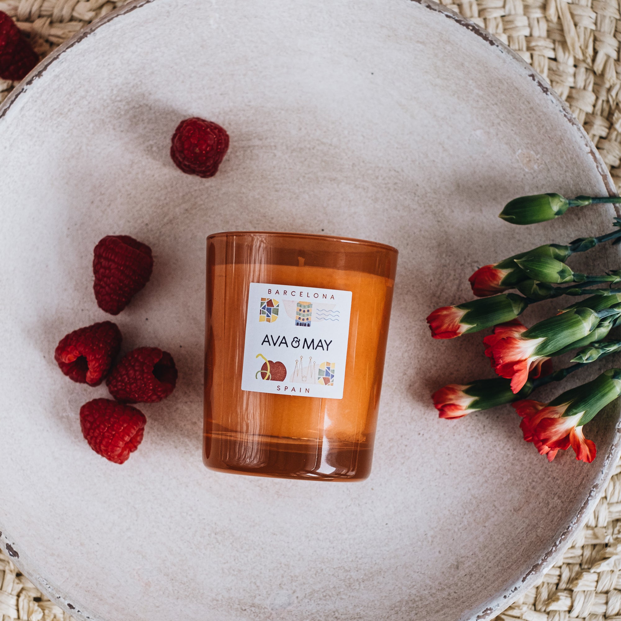 Candela profumata Barcellona - AVA & MAY - Italia