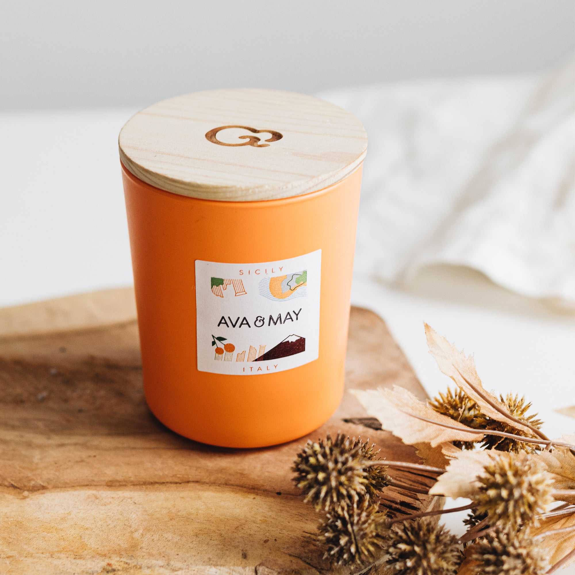 Candela profumata Sicilia - AVA & MAY - Italia
