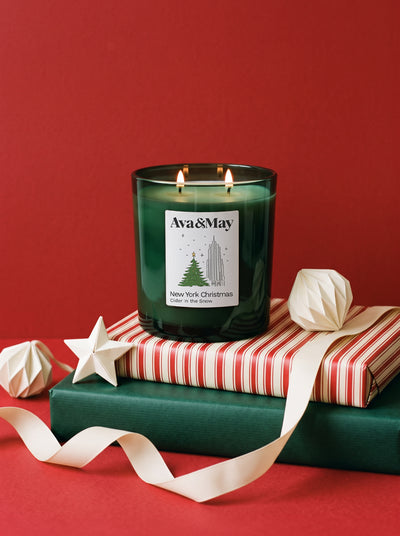 Candela profumata grande New York Christmas