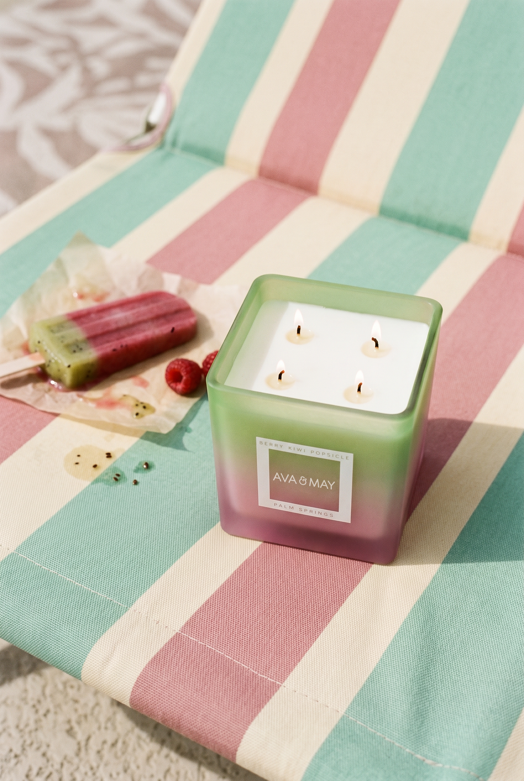 Candela profumata grande Berry Kiwi Popsicle