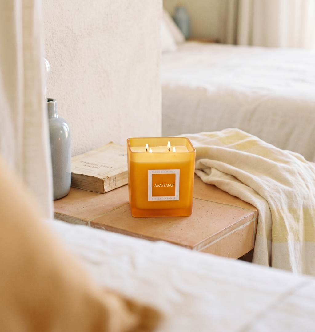 Candela profumata grande Mango Sorbet