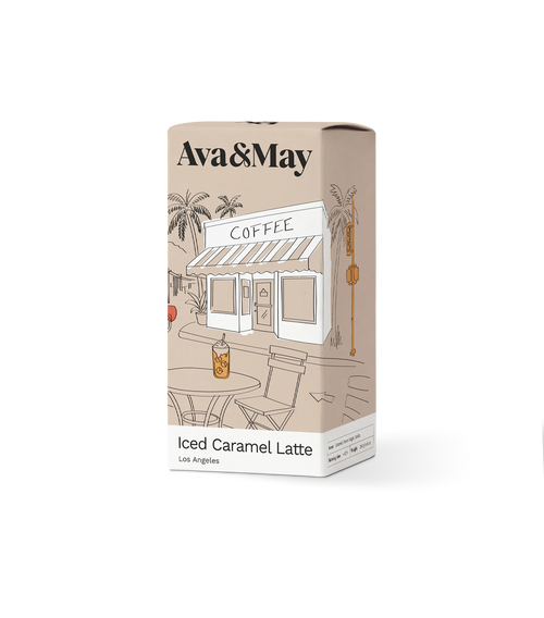 Candela profumata Iced Caramel Latte - Ava&May - Italia