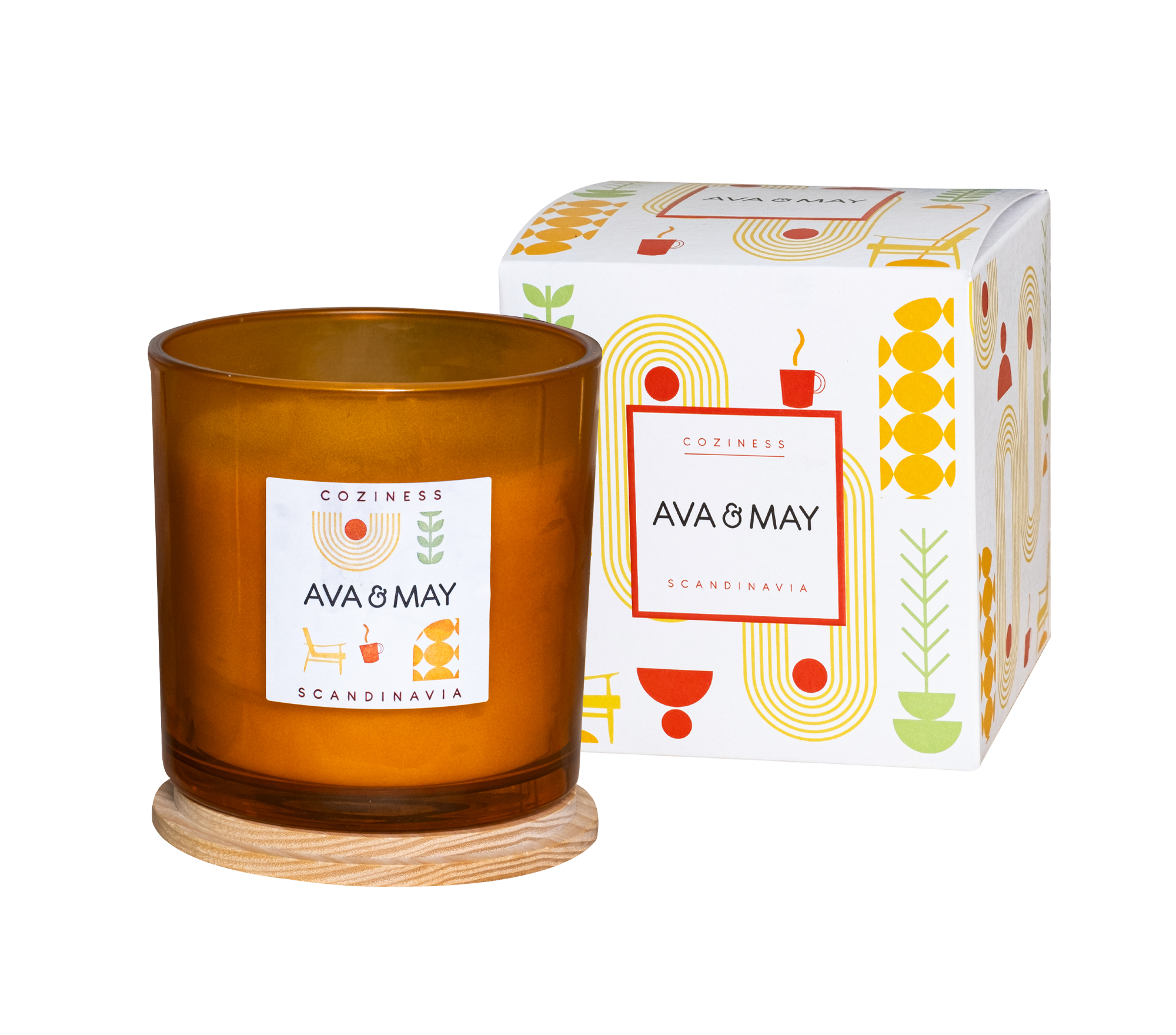 Candela profumata grande Coziness