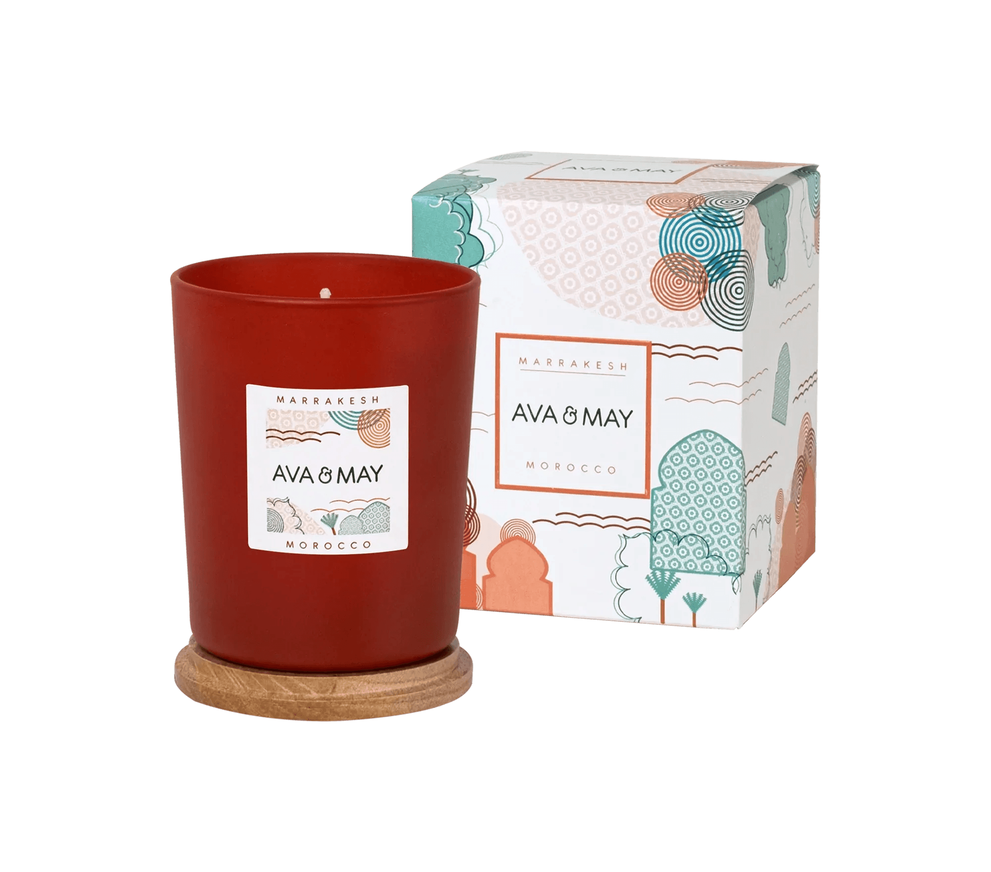 CHEERFUL CANDLE - ORANGE CINNAMON CLOVE Candela Profumata 3 Dimensioni Made In USA