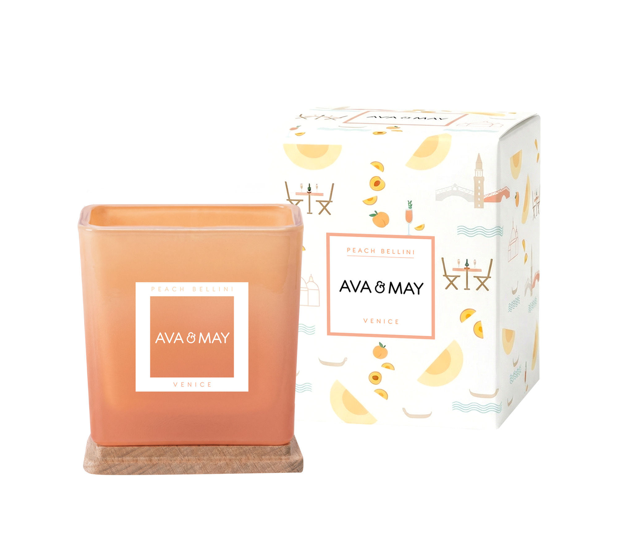 Candela profumata Peach Bellini