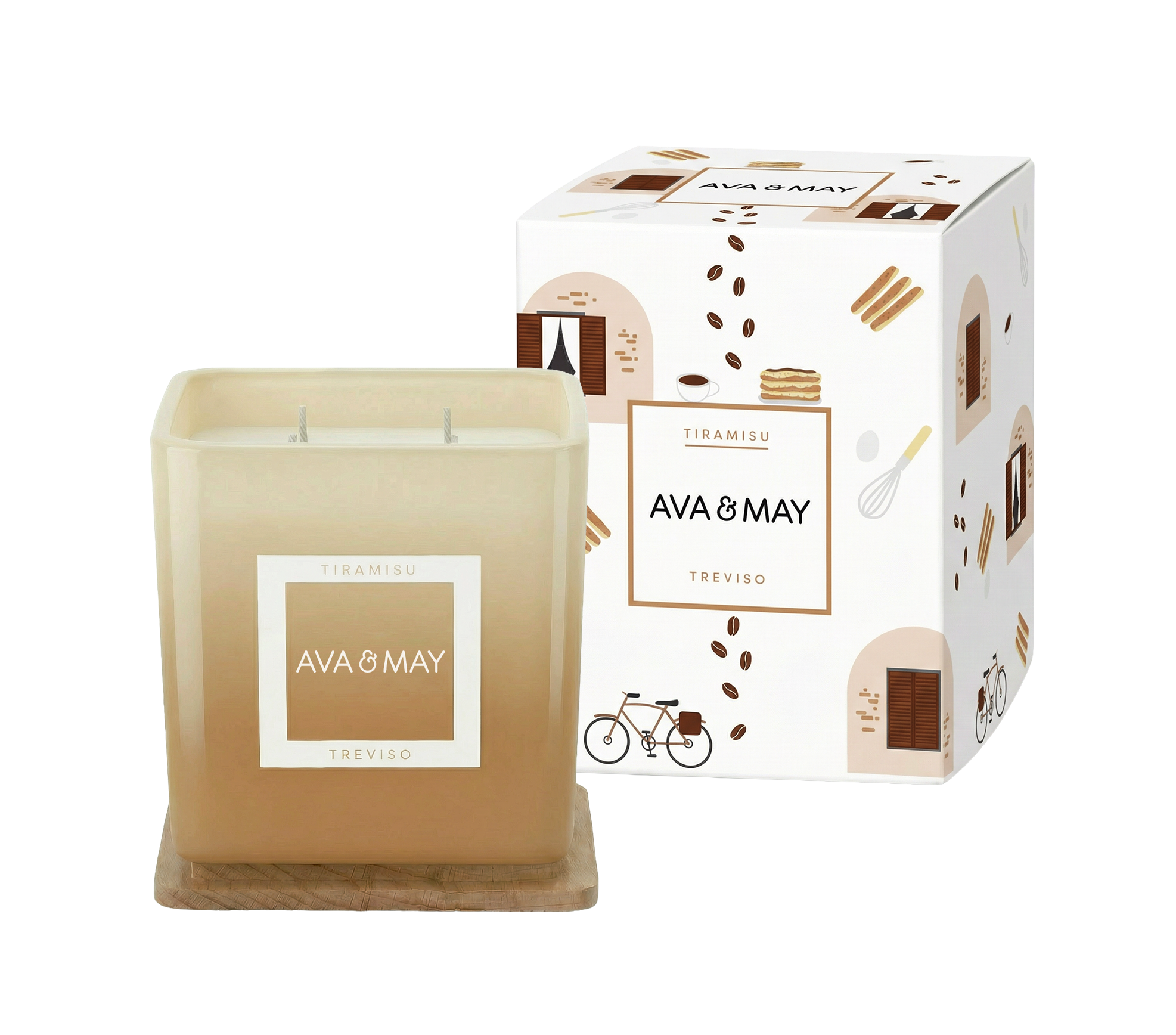 Candela profumata grande Tiramisu