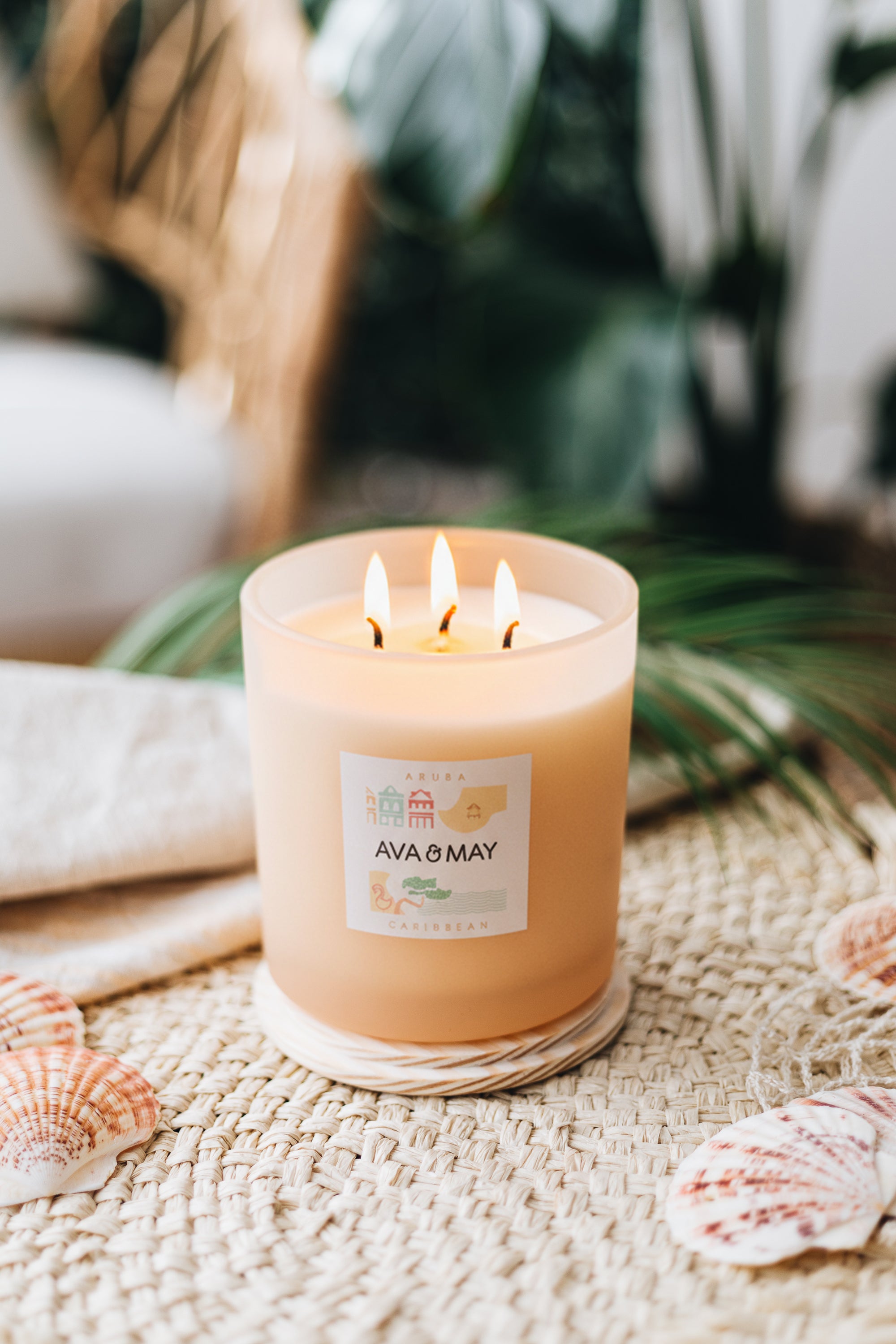 Candela profumata grande Aruba