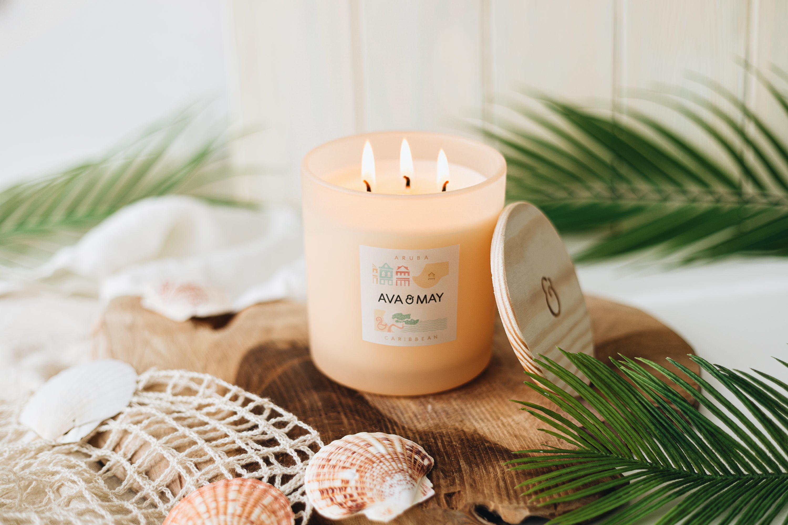 Candela profumata grande Aruba