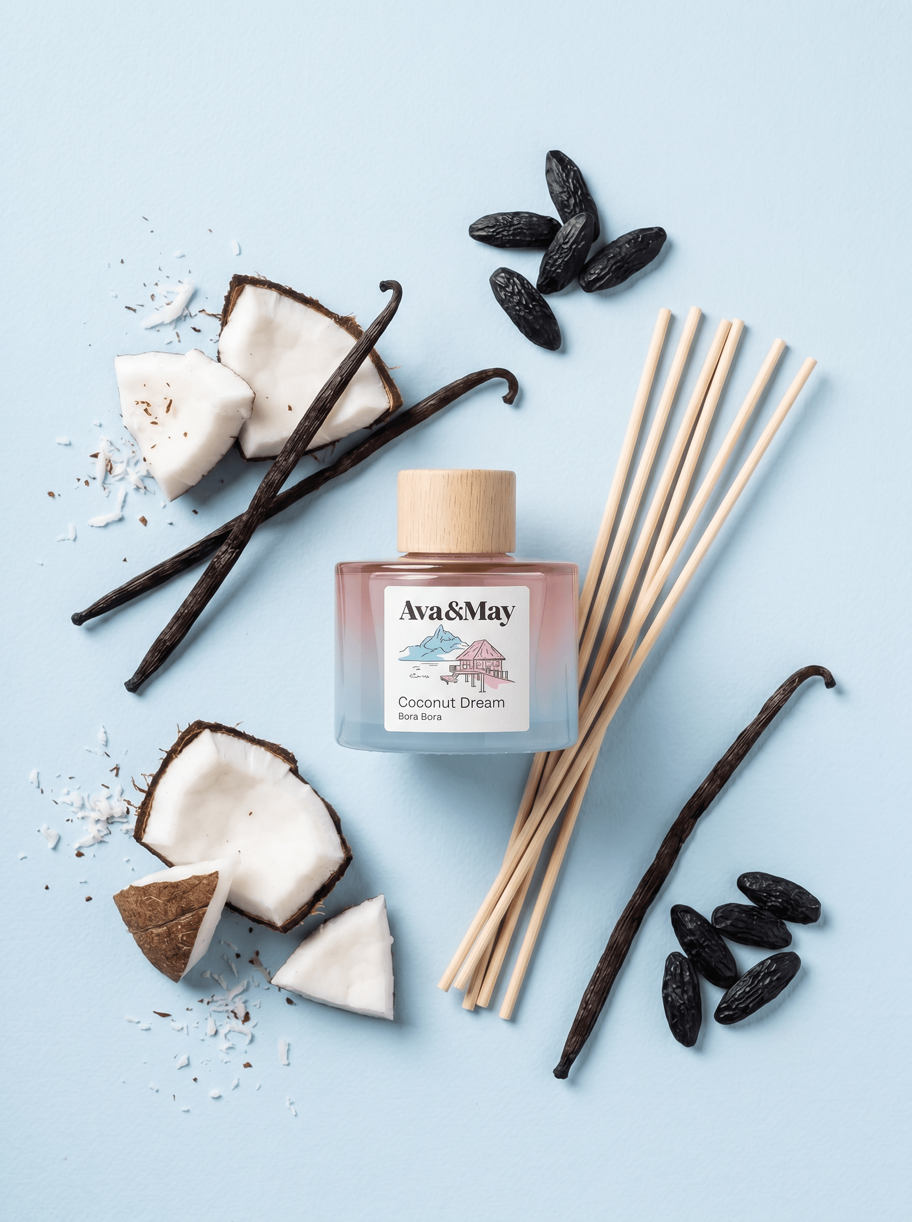 Diffusore a bastoncini Coconut Dream