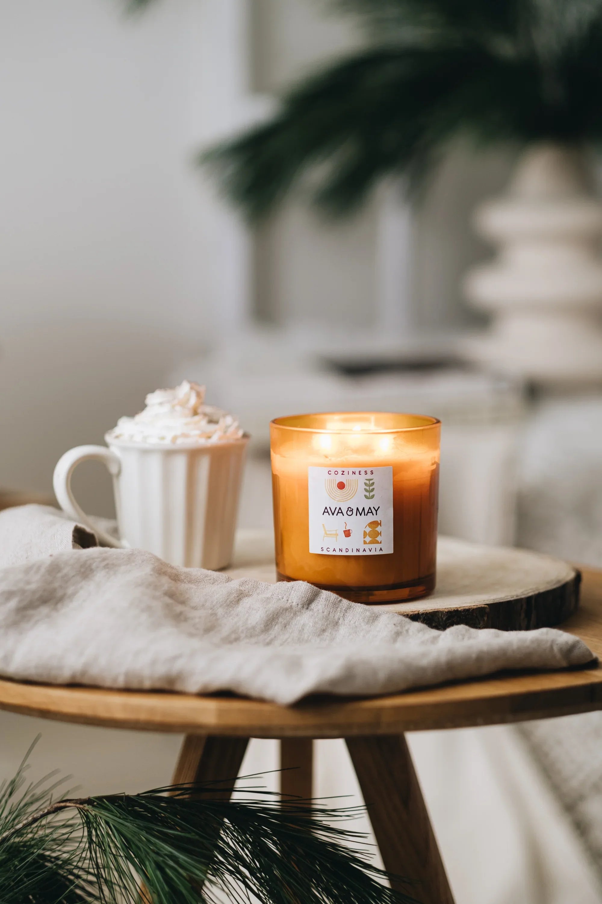 Candela profumata grande Coziness