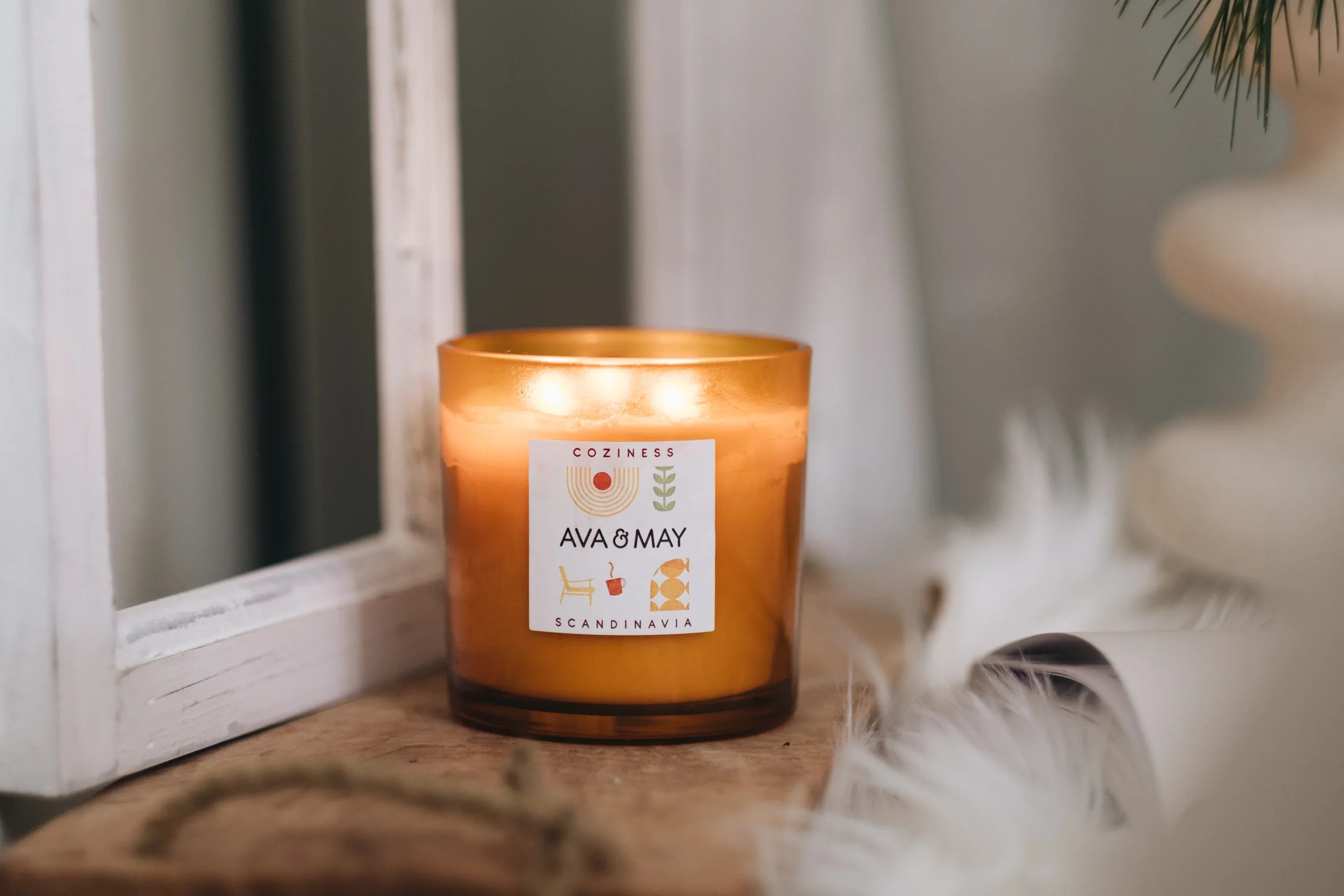 Candela profumata grande Coziness