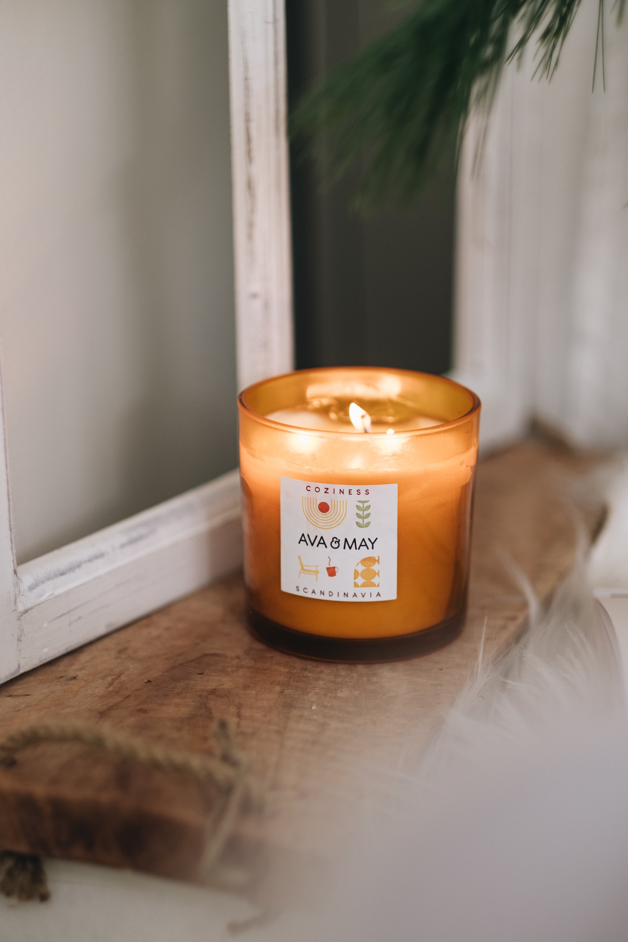 Candela profumata grande Coziness