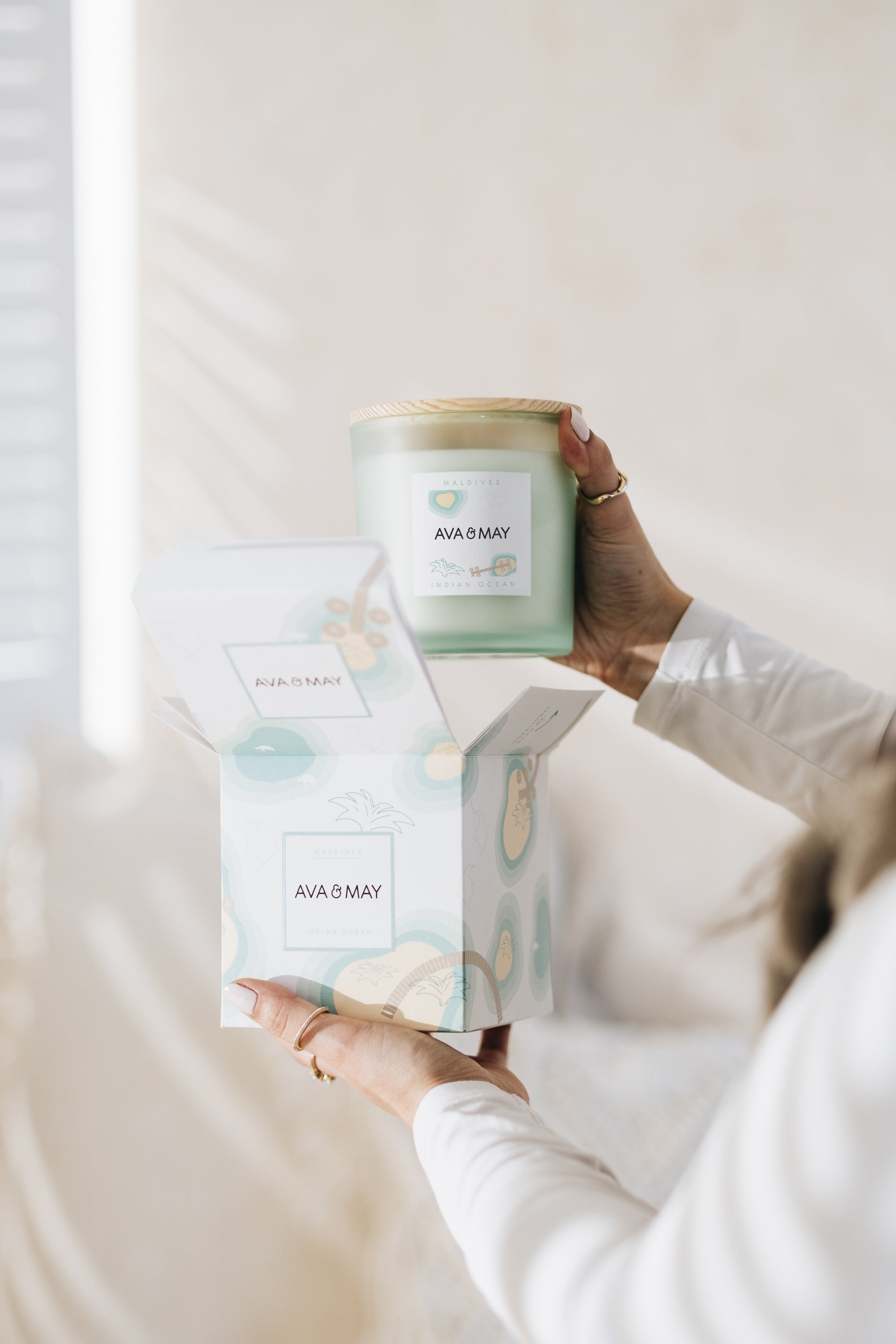 Candela profumata grande Maldive