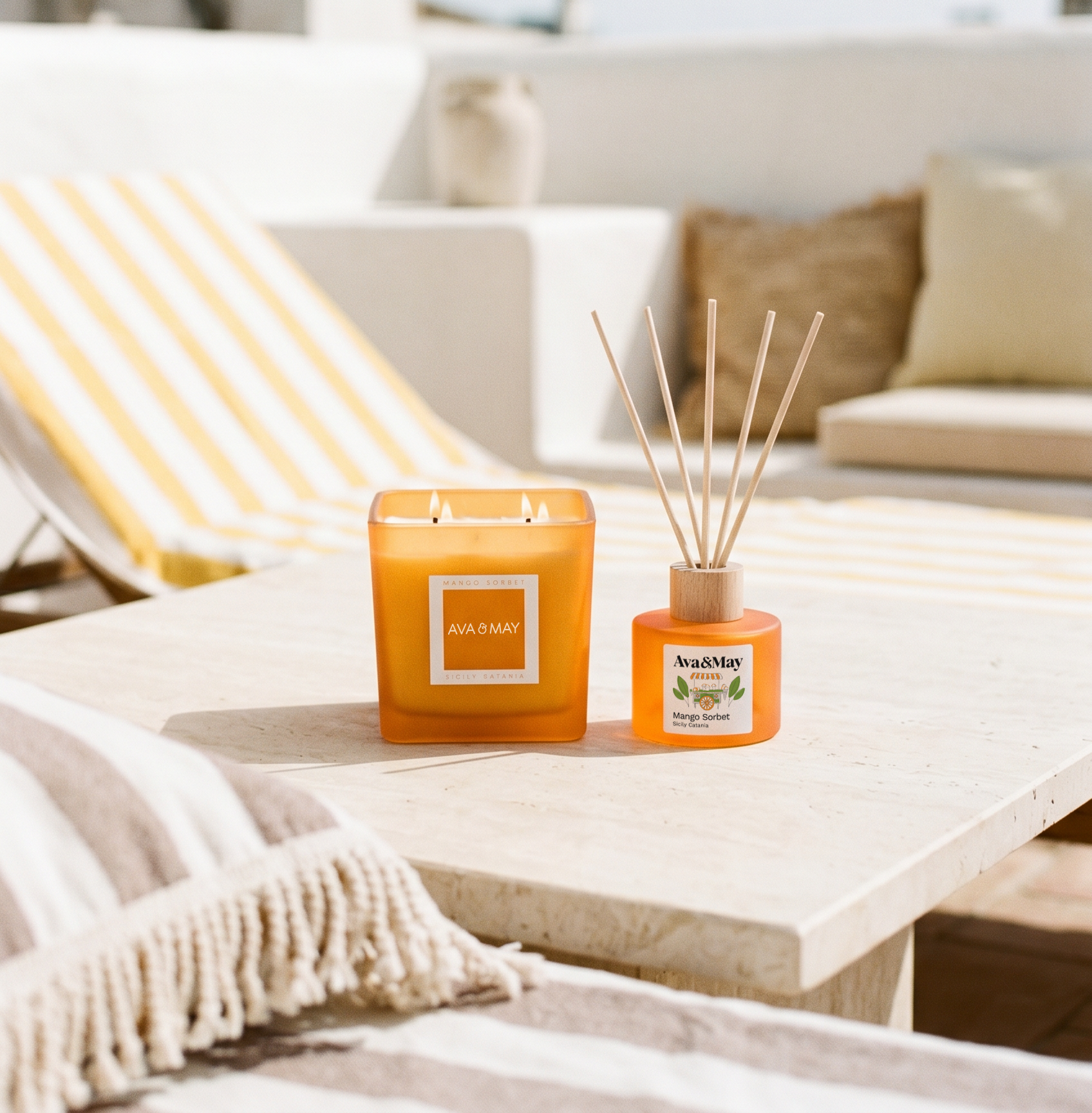 Set Mango Sorbet Home Fragrance