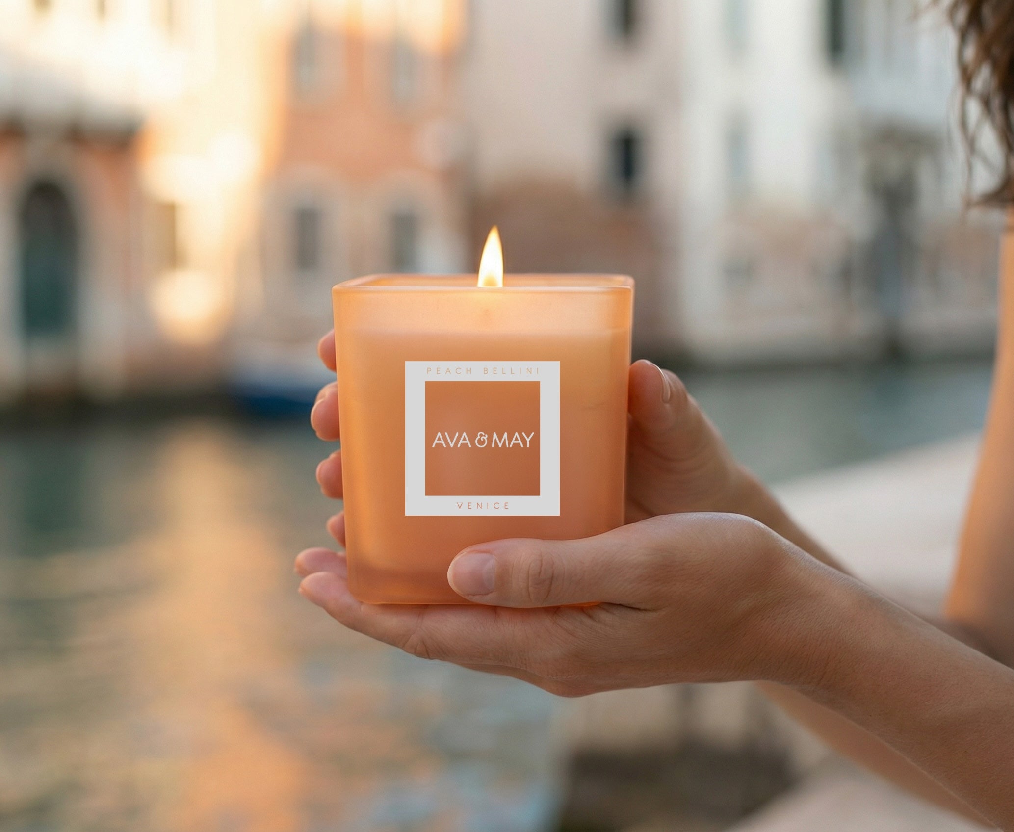 Candela profumata Peach Bellini