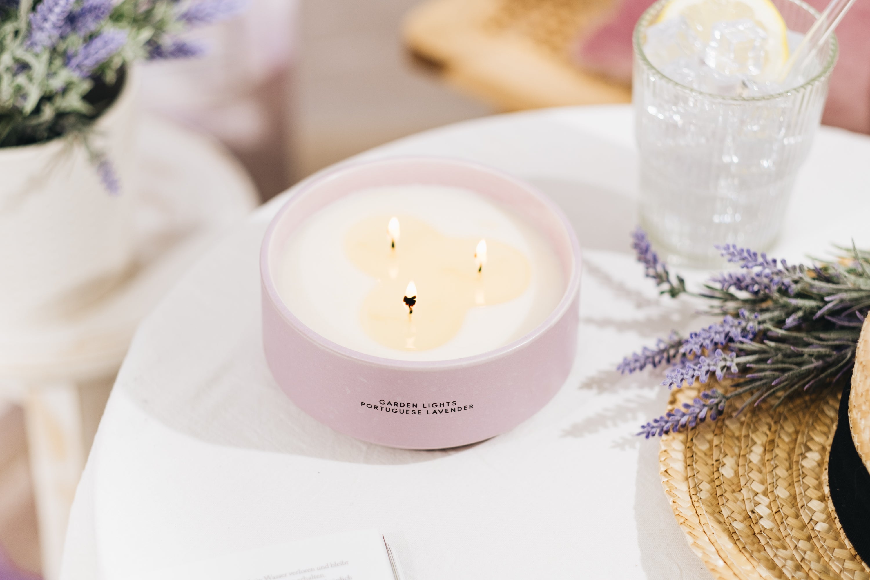 Candela profumata grande Portuguese Lavender