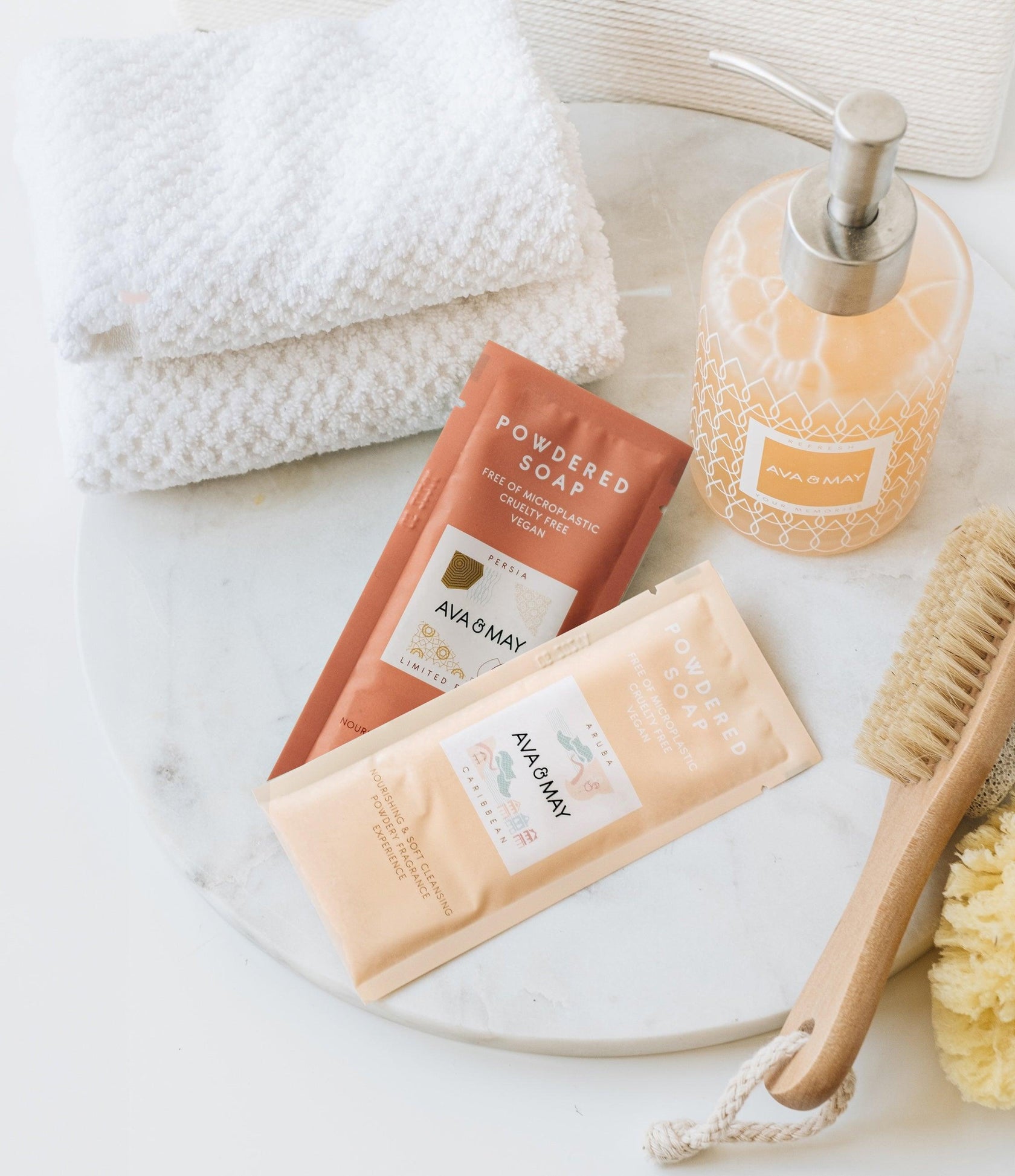 Duo Exotic Powdered Soaps Set