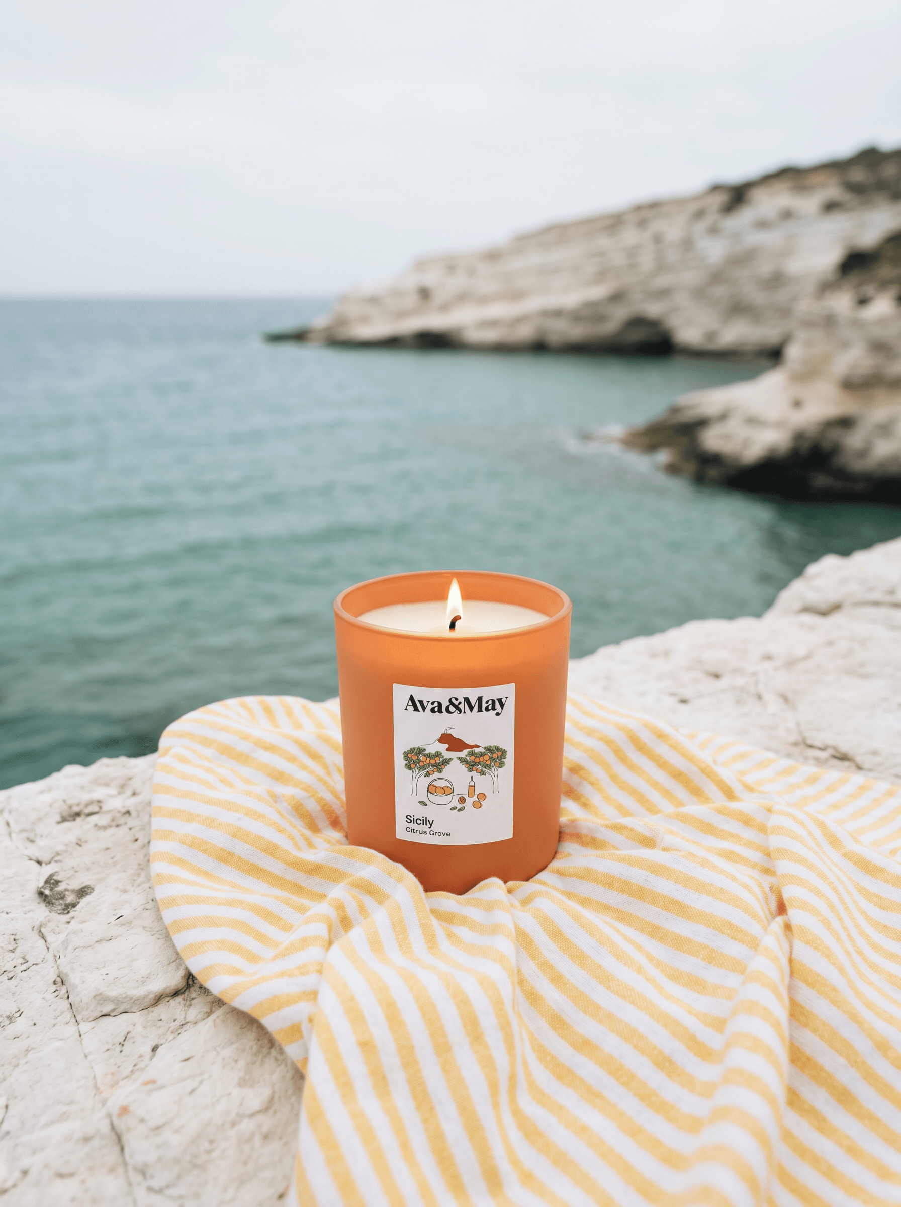 Candela profumata Sicily - Ava&May - Italia
