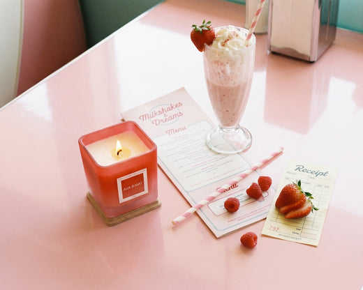 Candela profumata Strawberry Milkshake