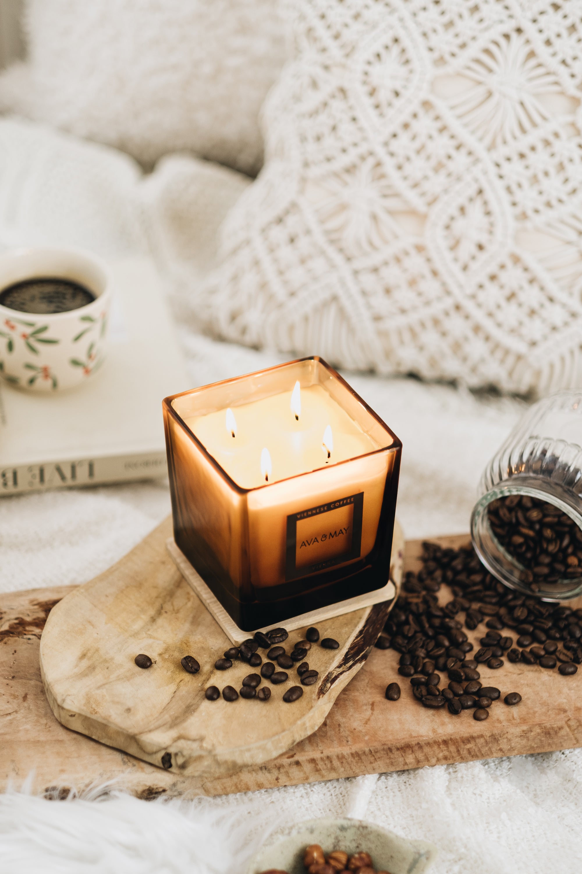 Candela profumata grande Viennese Coffee