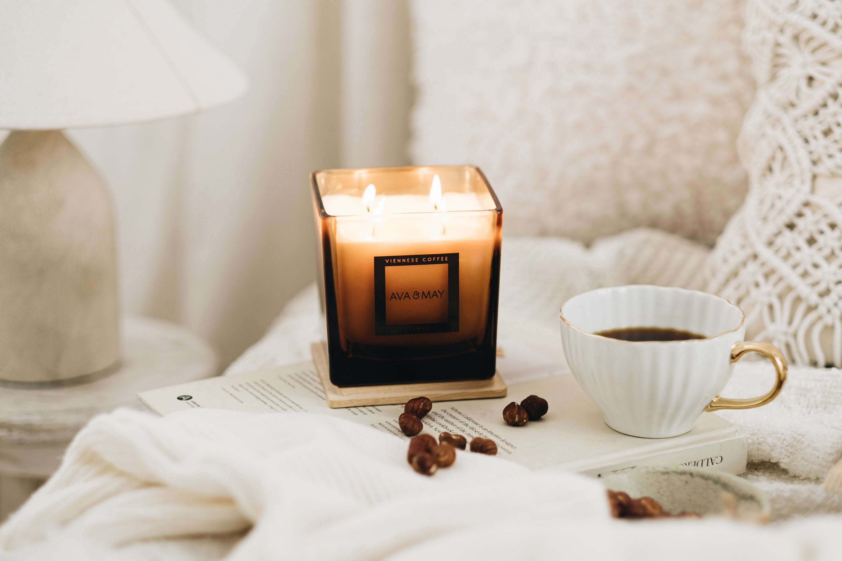 Candela profumata grande Viennese Coffee