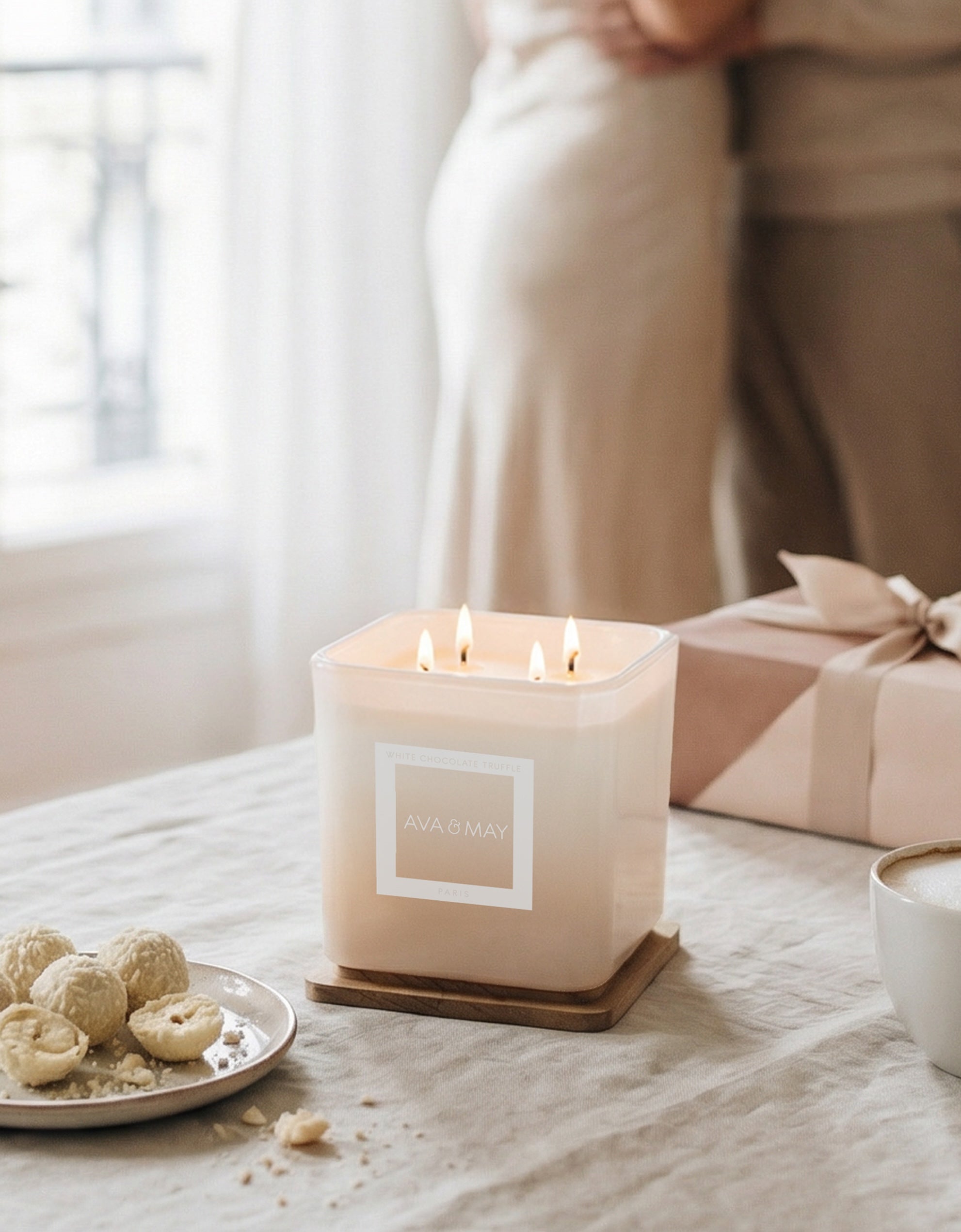 Candela profumata grande White Chocolate Truffle