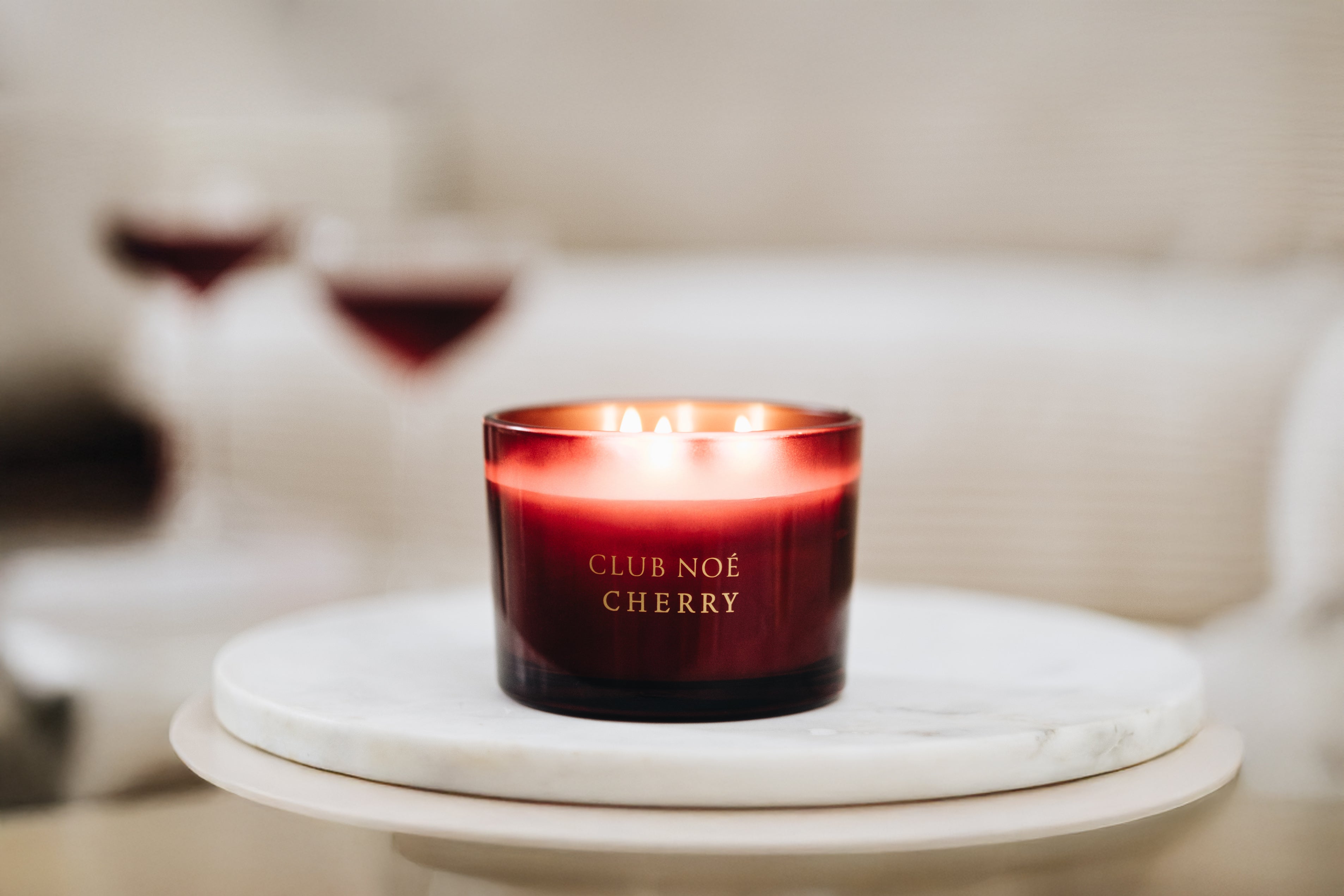 Candela profumata grande Cherry