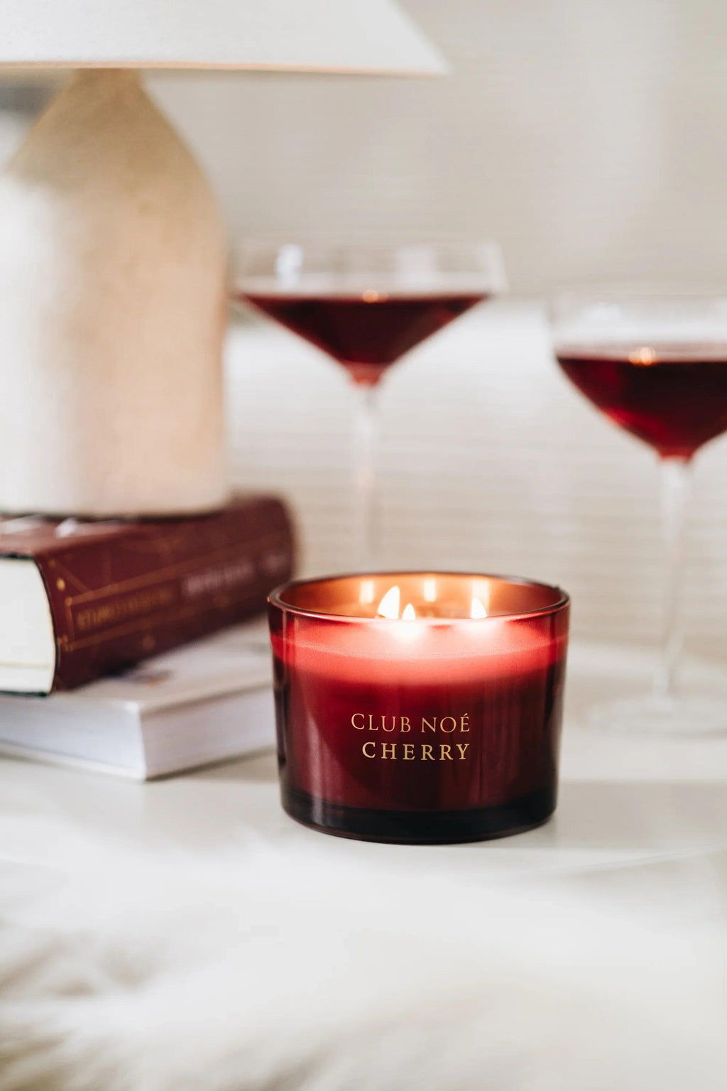 Candela profumata grande Cherry