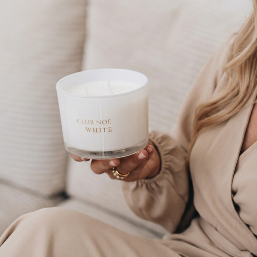 Candela profumata grande White