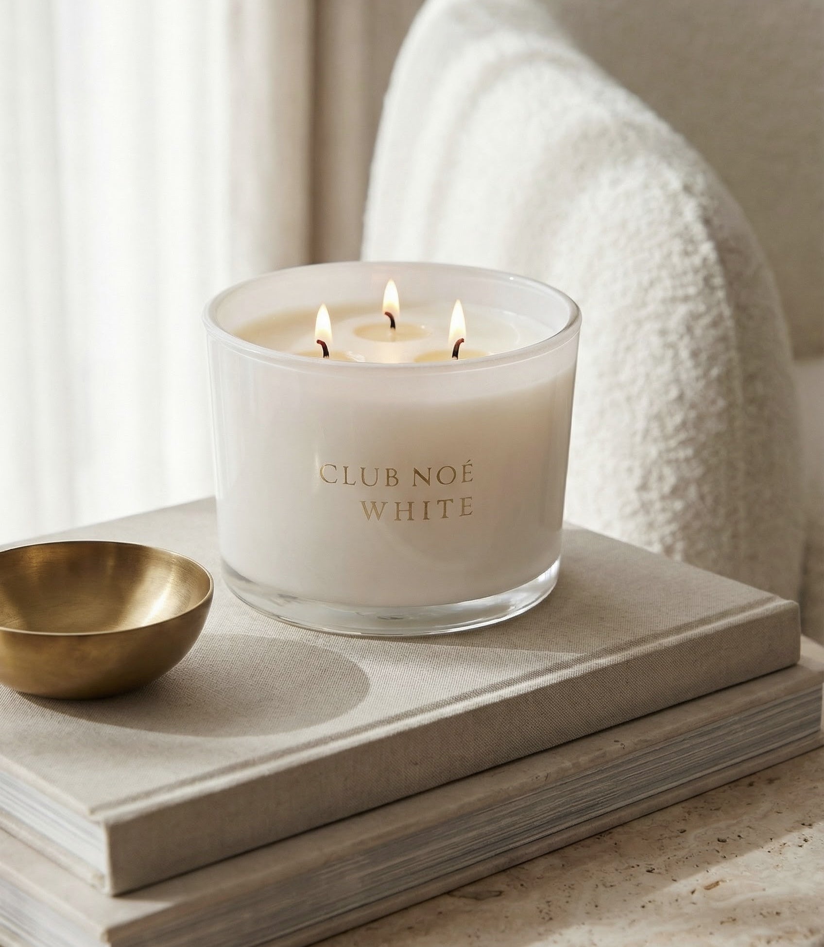 Candela profumata grande White