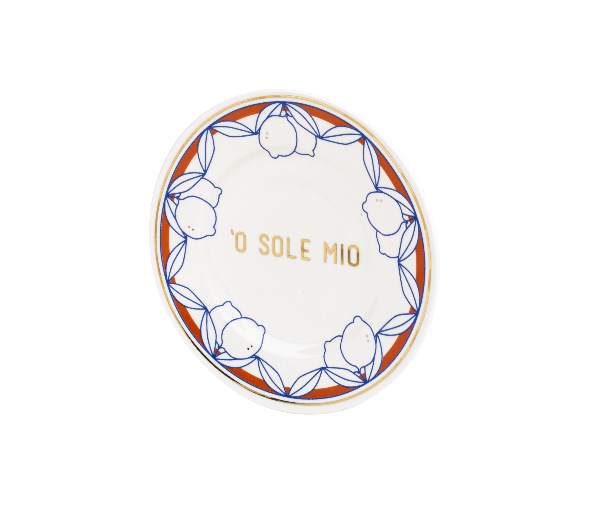 Porcelain Plate ilaria.i_ 'O Sole Mio - AVA & MAY - Italia