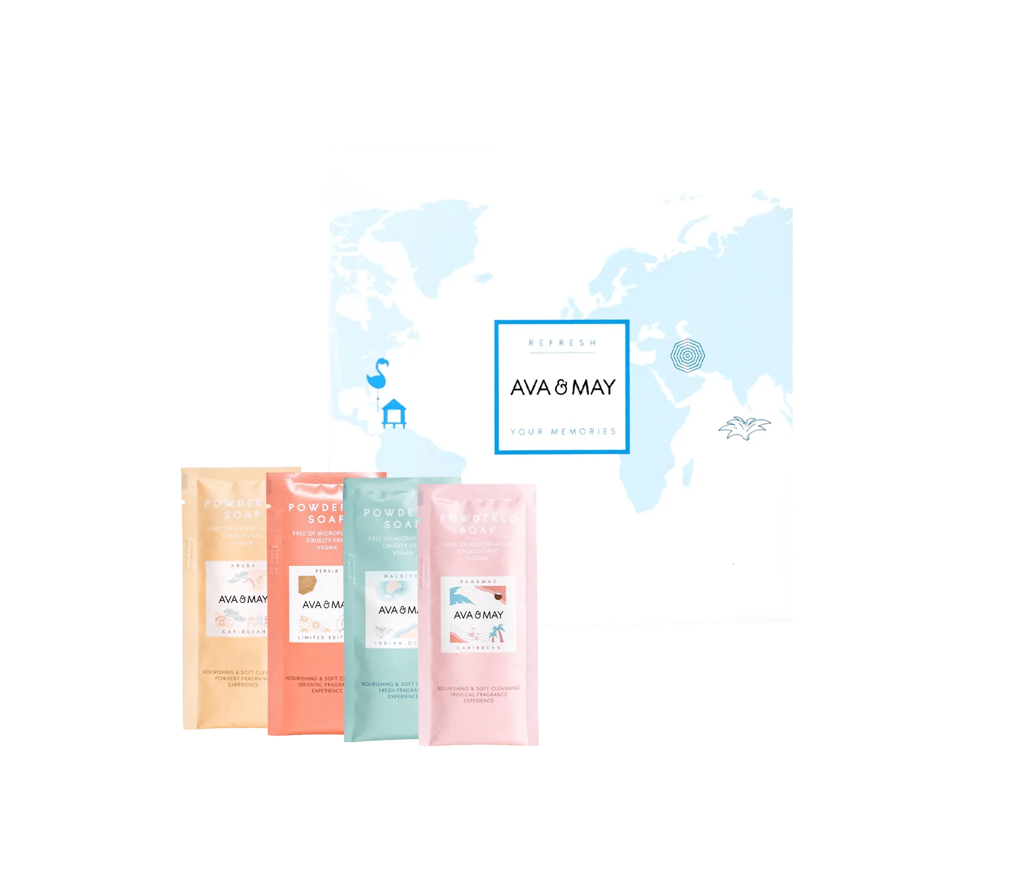 Powdered Soap Discovery Set - AVA & MAY - Italia