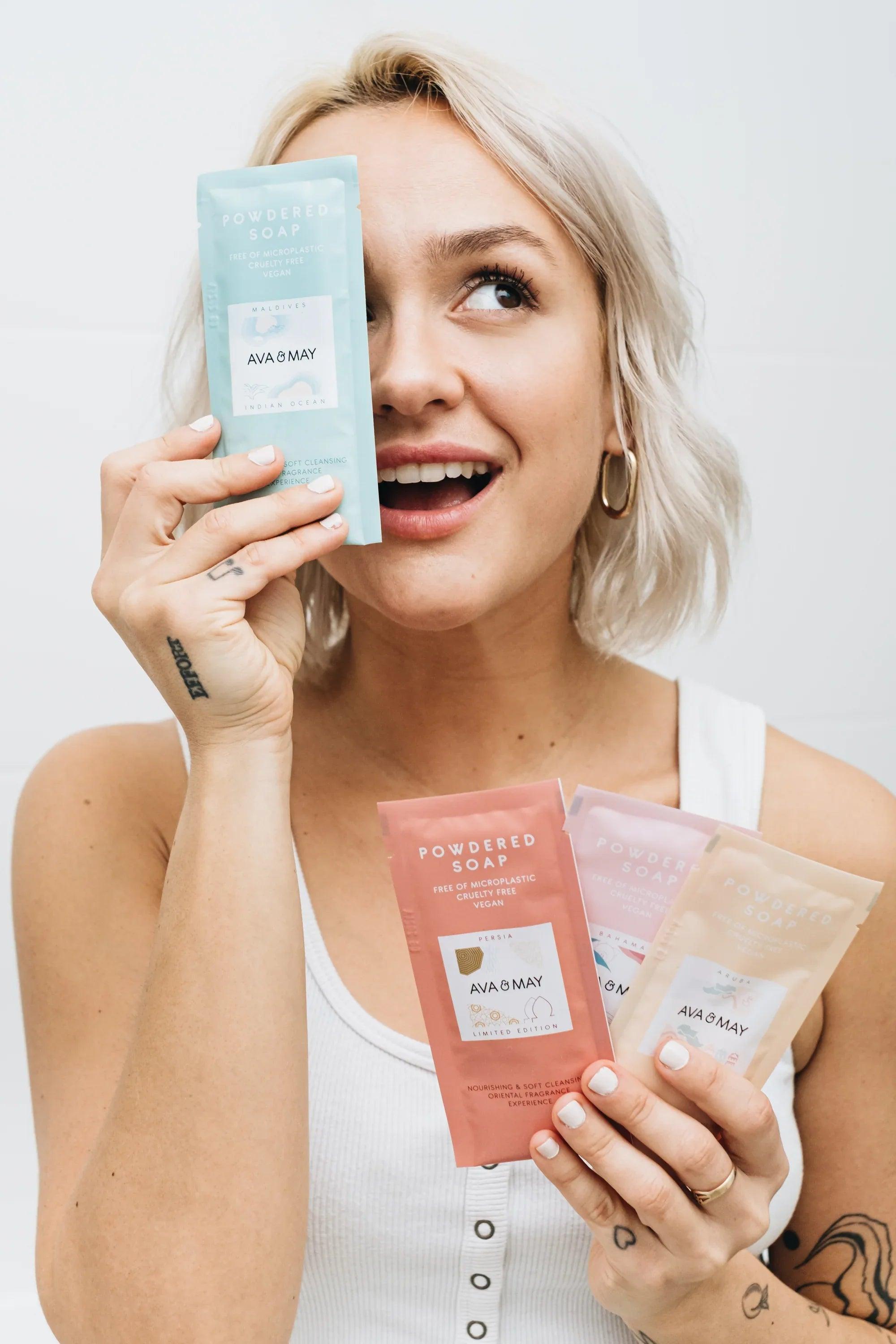 Powdered Soap Discovery Set - AVA & MAY - Italia